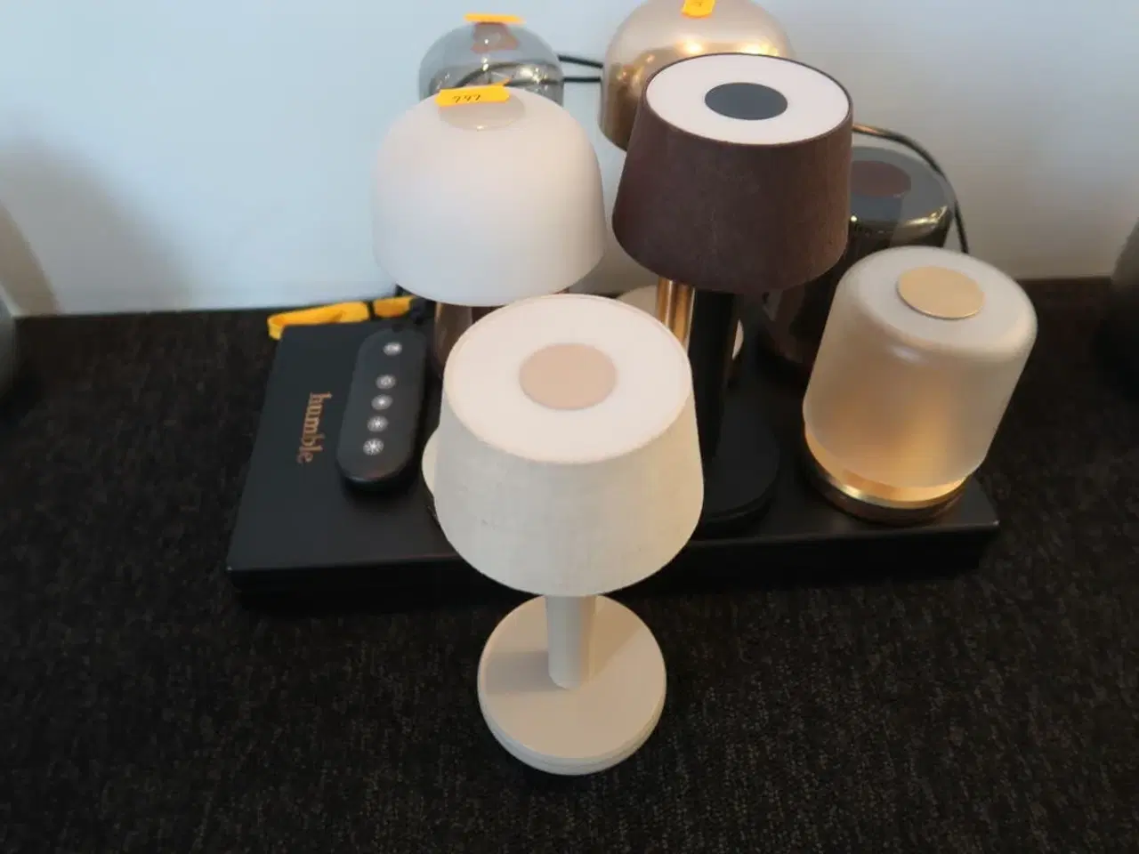 Billede 1 - 7 stk. LED-lamper med opladestander HUMBLE