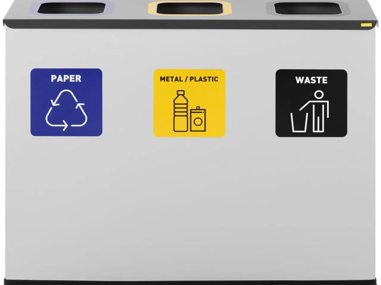 Billede 2 - Sorteringssystem til Affald – 3 Rum (180 L)