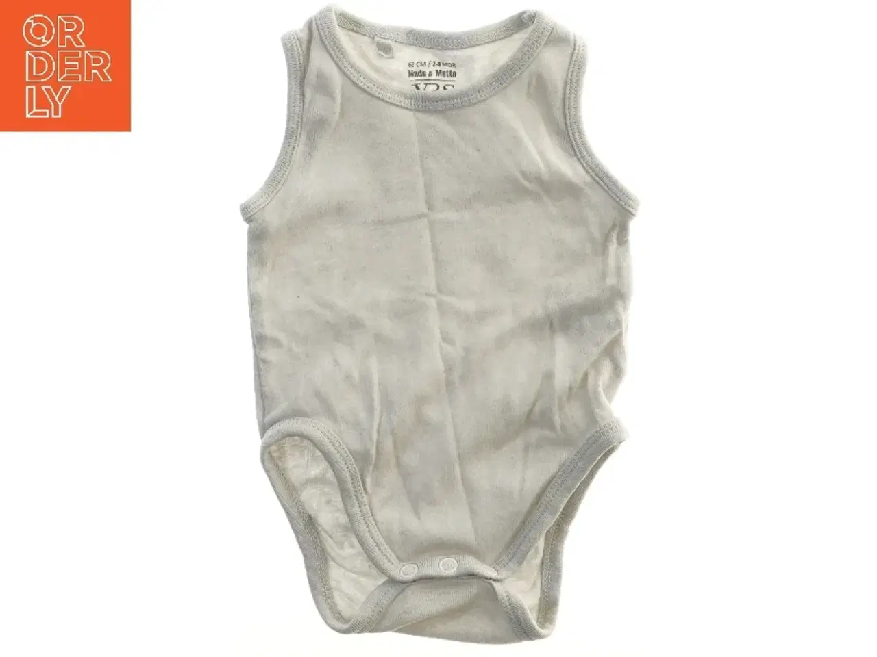 Billede 2 - Hvid bodystocking til baby fra Mads & Mette (str. 62)