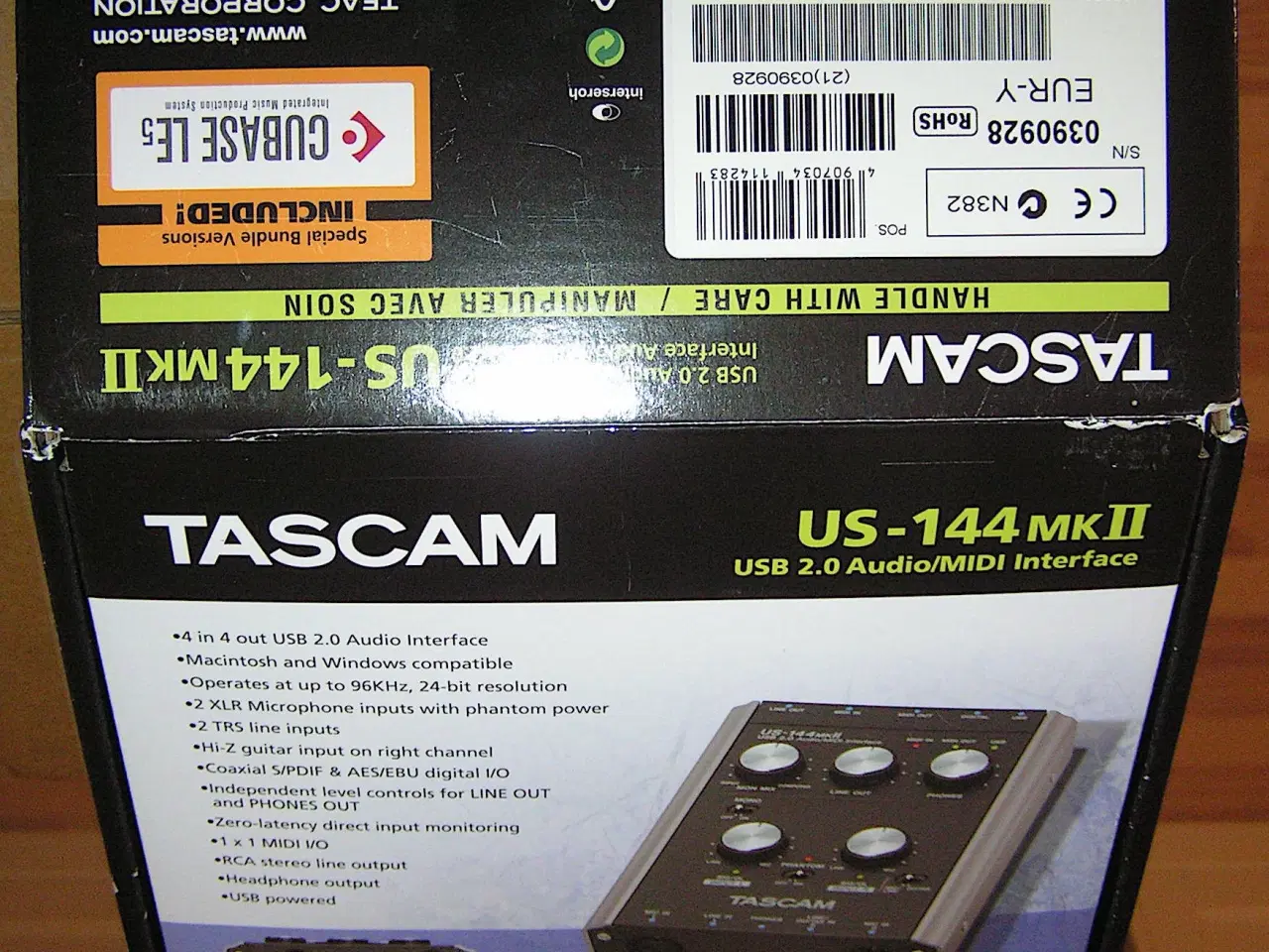 Billede 2 - Tascam Audio/Midi interface 24/96 