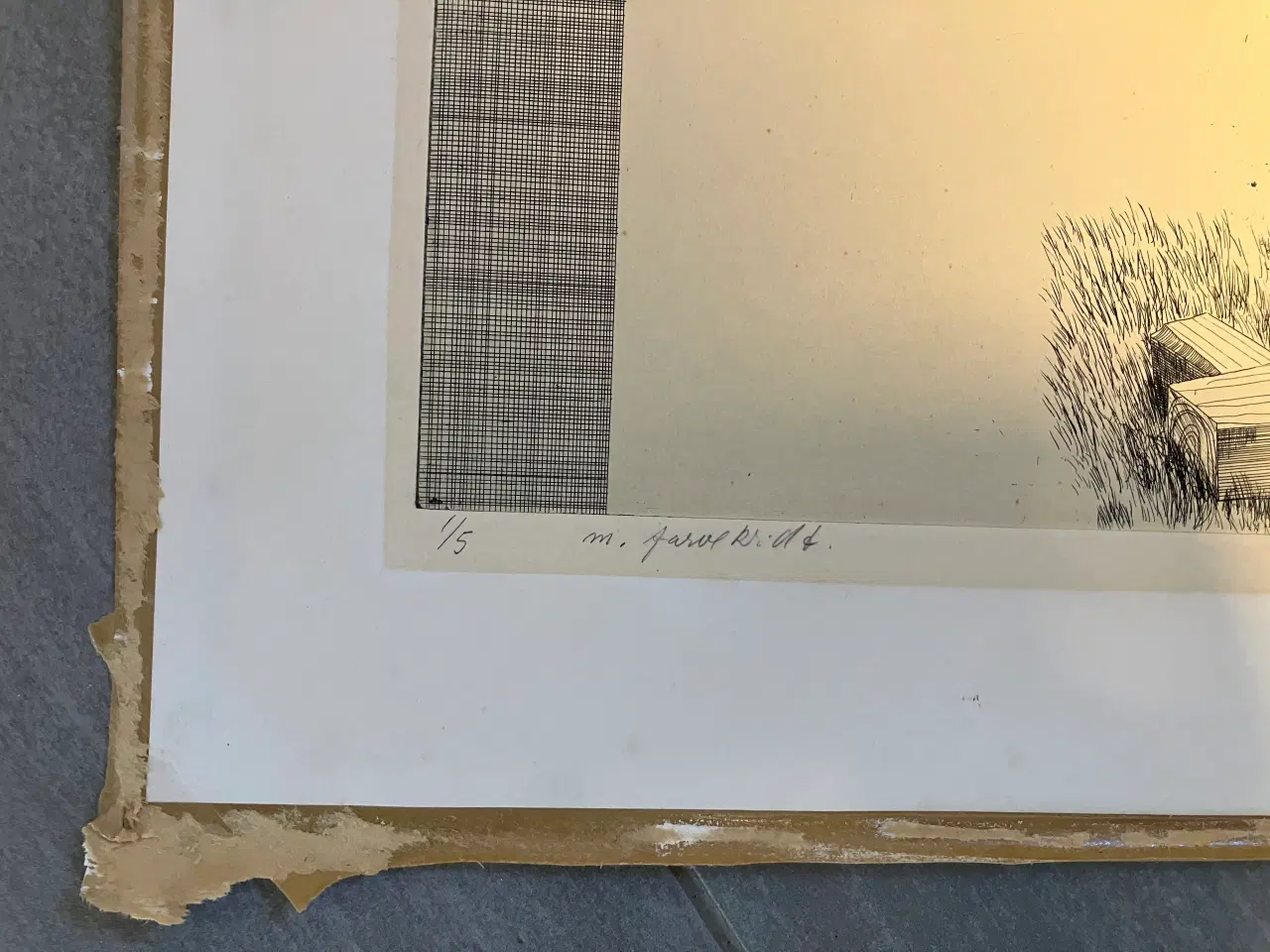 Billede 2 - Litografi af Bent Holstein