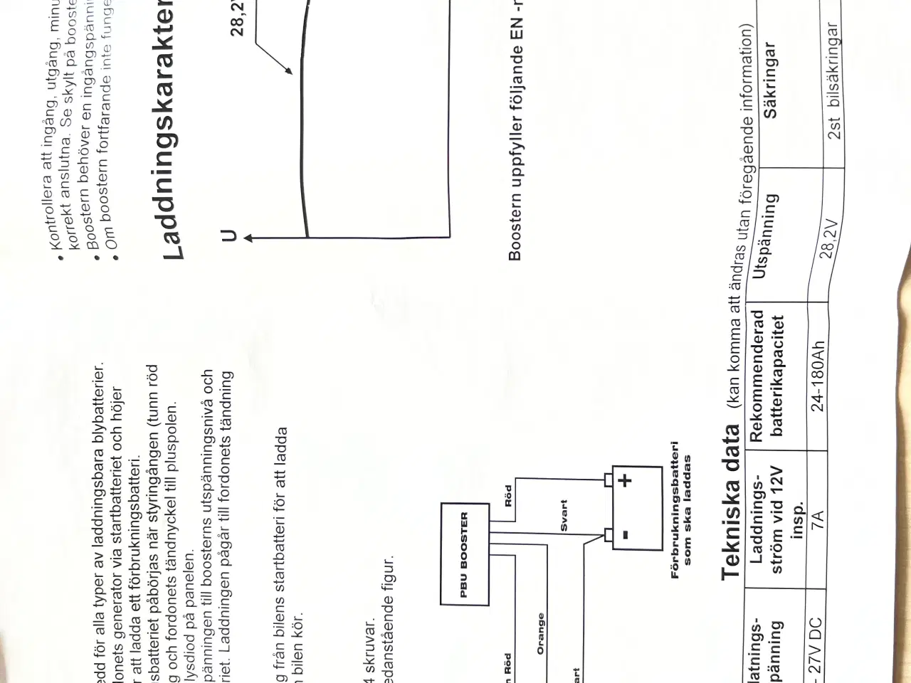 Billede 2 - Batterilader fra bil til 24V forbrugsbatteri. 