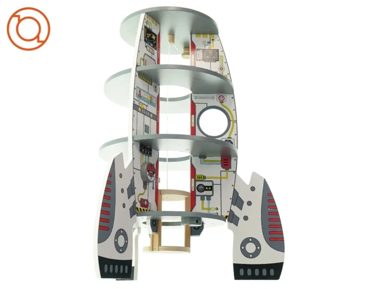 Billede 1 - Rumreketlegetøj (str. 42 x 42 x 65 og 20 x 20 x 22cm)