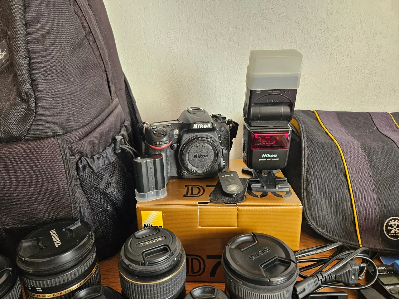 Billede 3 - Nikon D7200 Entusiast-sæt: 7 objektiver, SB-600 bl