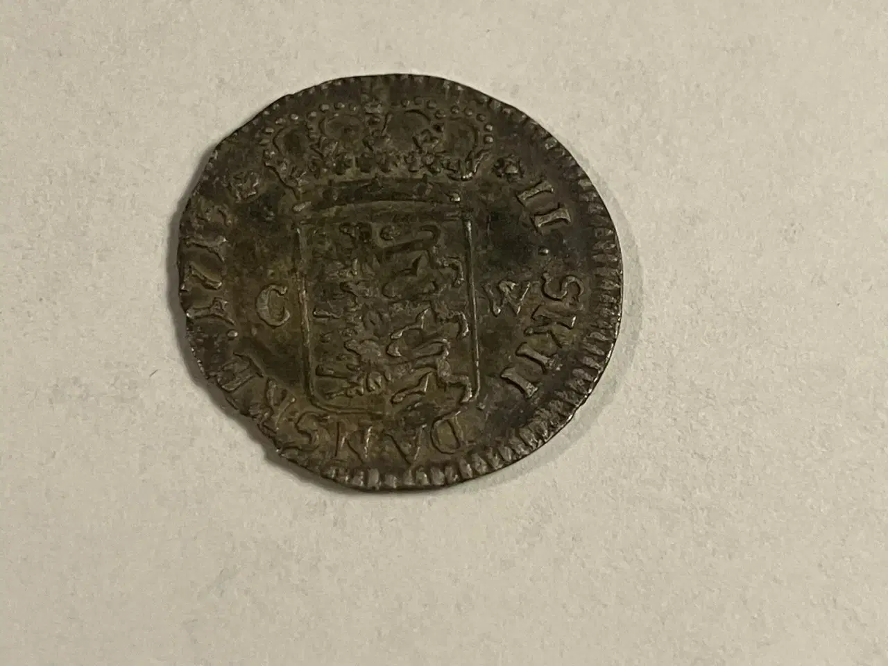 Billede 1 - 2 skilling 1715 Denmark