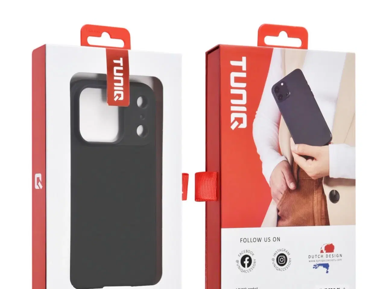 Billede 2 - TUNIQ Black Edge back cover til iPhone 17 Pro