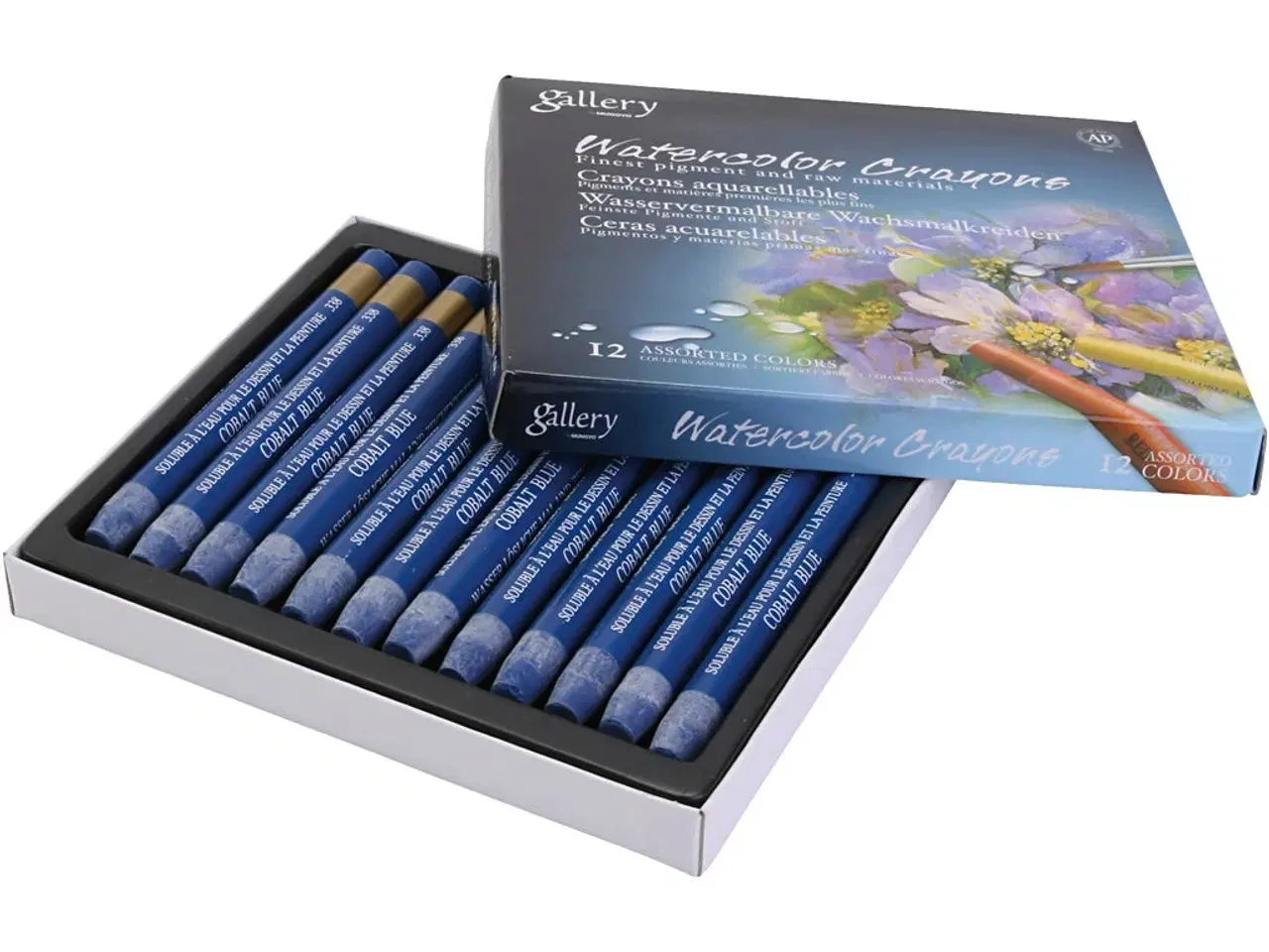 Billede 1 - Gallery Akvarel, kobolt blå (338), 12 stk./ 1 pk.