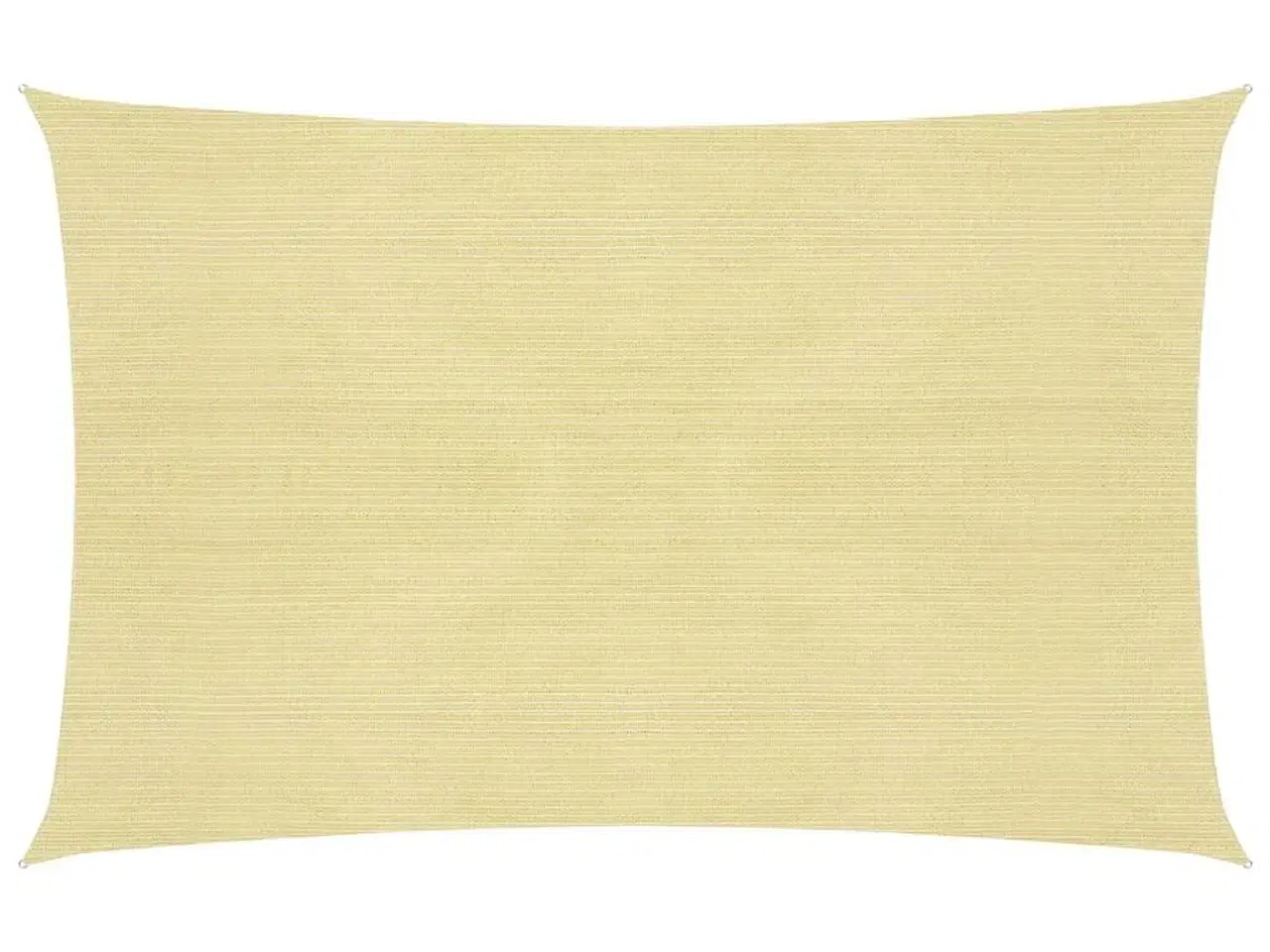 Billede 2 - Solsejl HDPE rektangulær 2x4 m beige