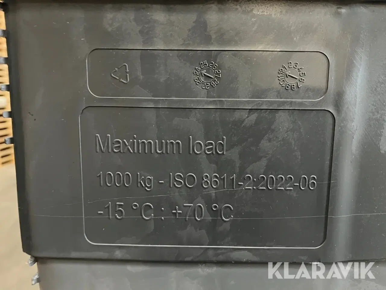 Billede 3 - Plastpaller 1000kg - 15 styk