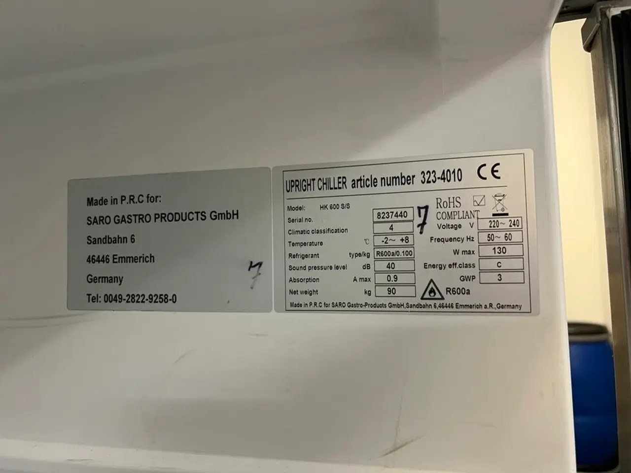 Billede 4 - Køleskab SARO 323-4010