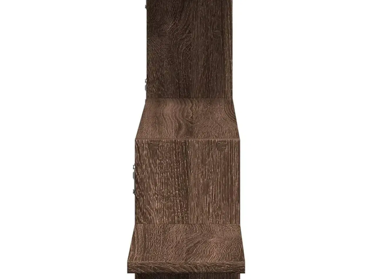 Billede 5 - Væghylde 104x15x49 cm konstrueret træ brun egetræsfarve