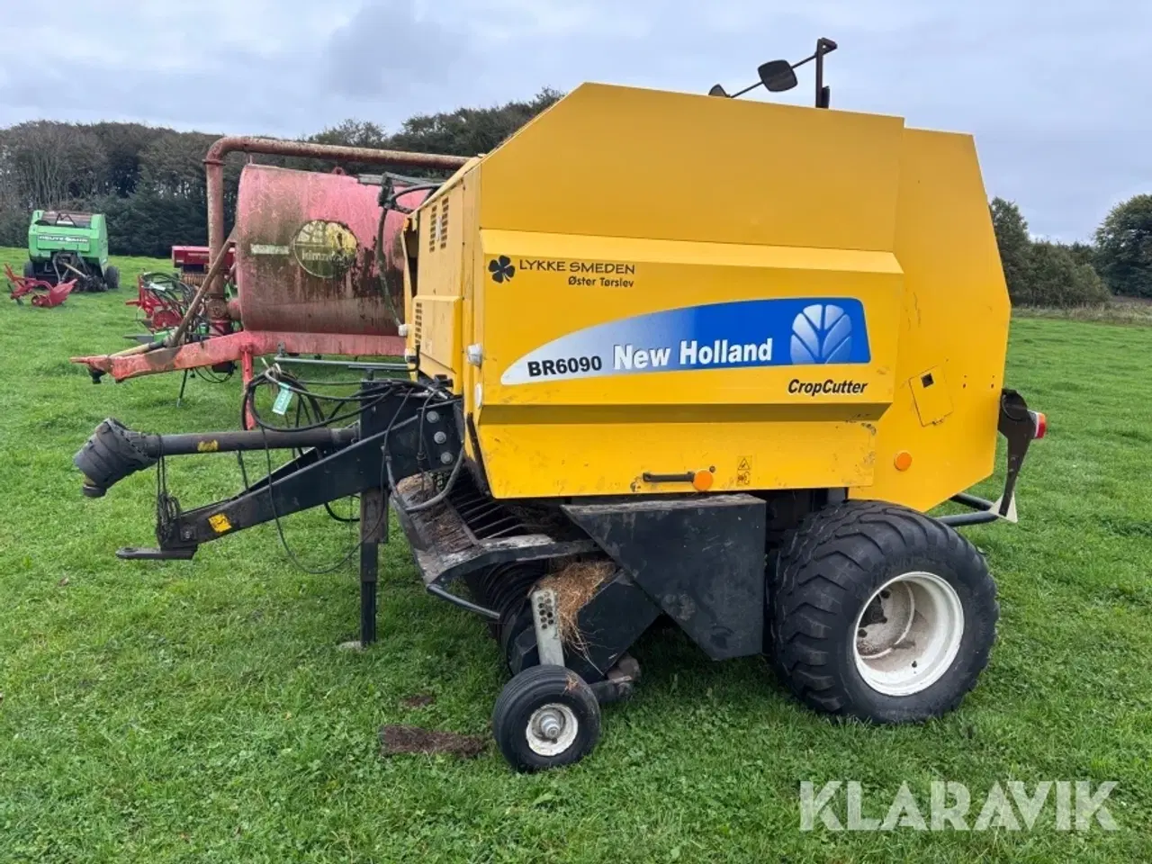 Billede 2 - Rundballepresser New Holland BR6090 Græs/halm