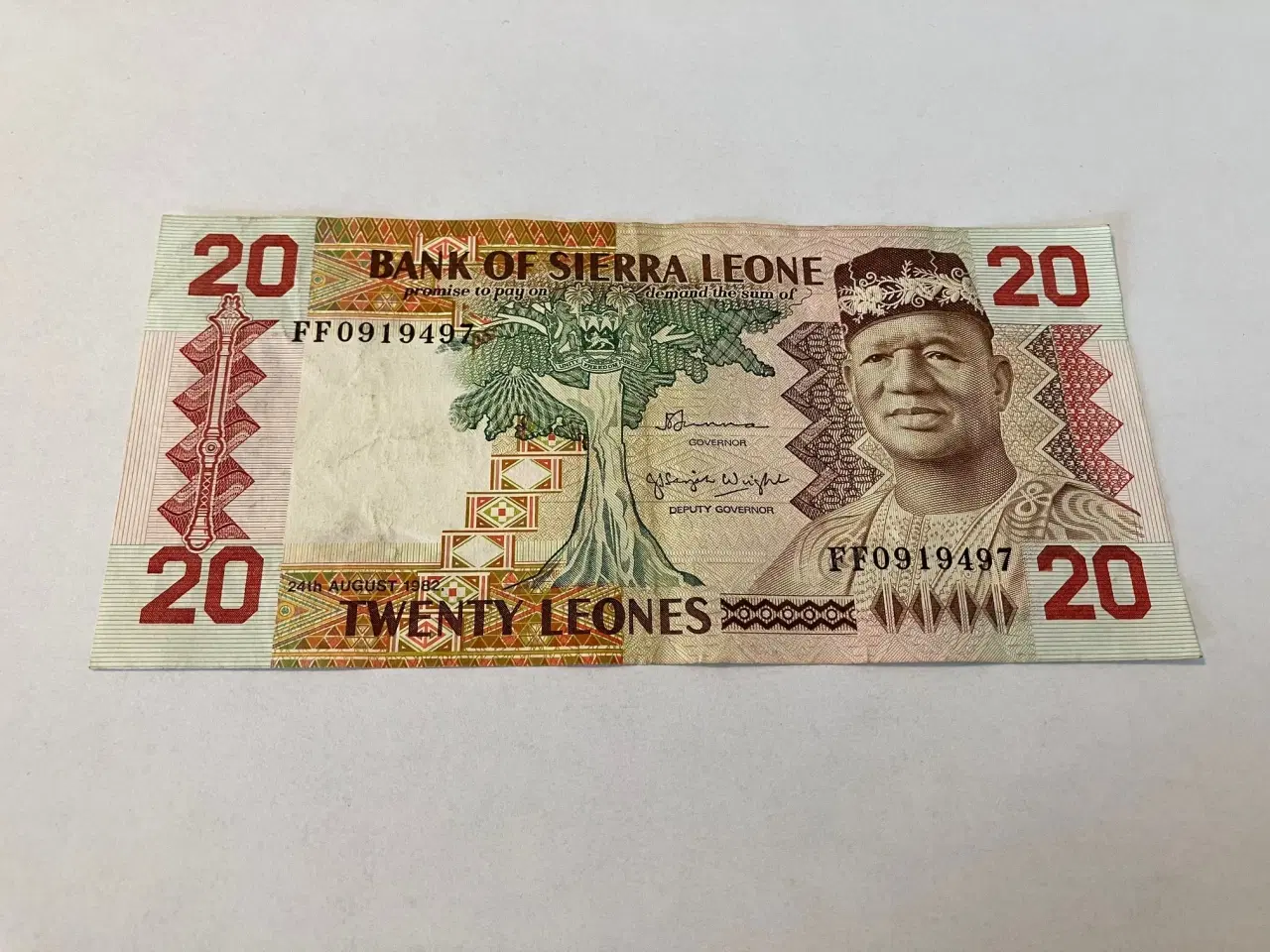 Billede 1 - 20 Leones Sierra Leone