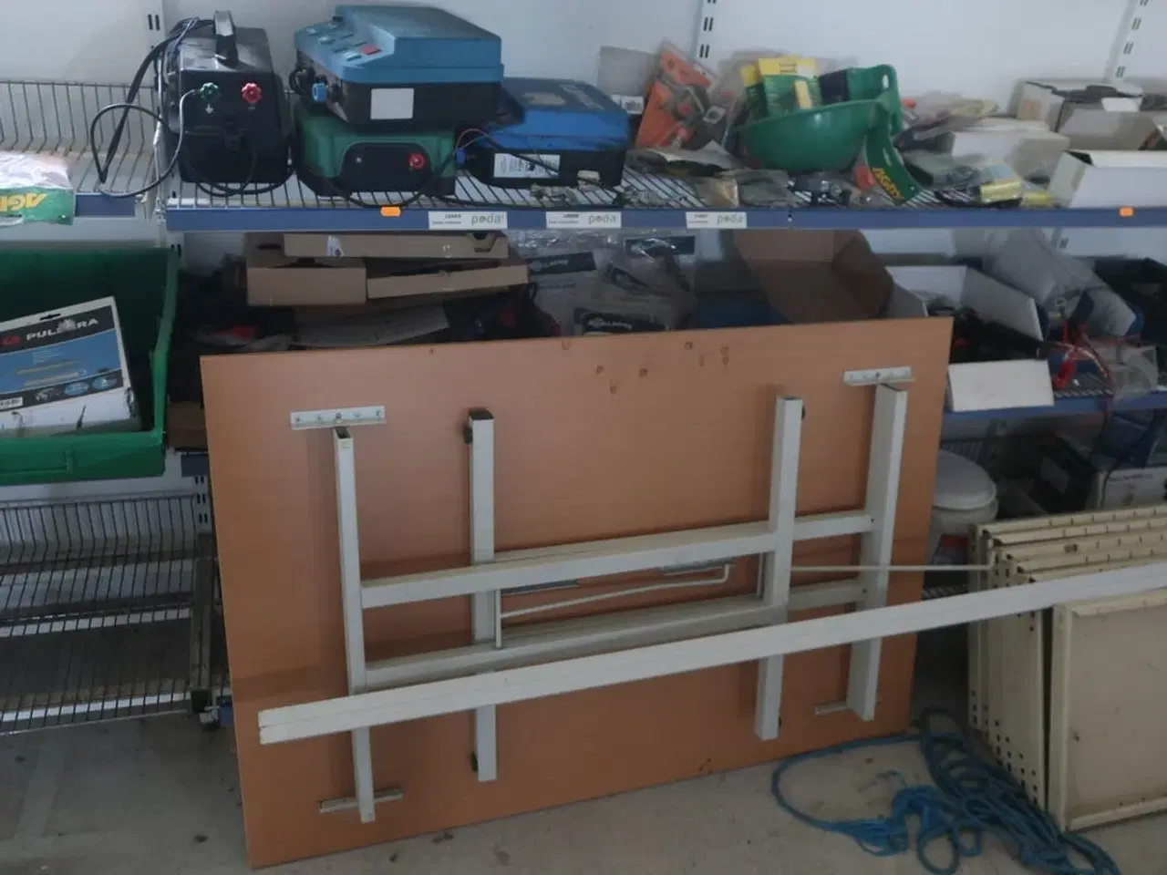 Billede 20 - Sækkevogn, varelager, reservedele, værktøj, reol, opbevaringsvogn m.m.