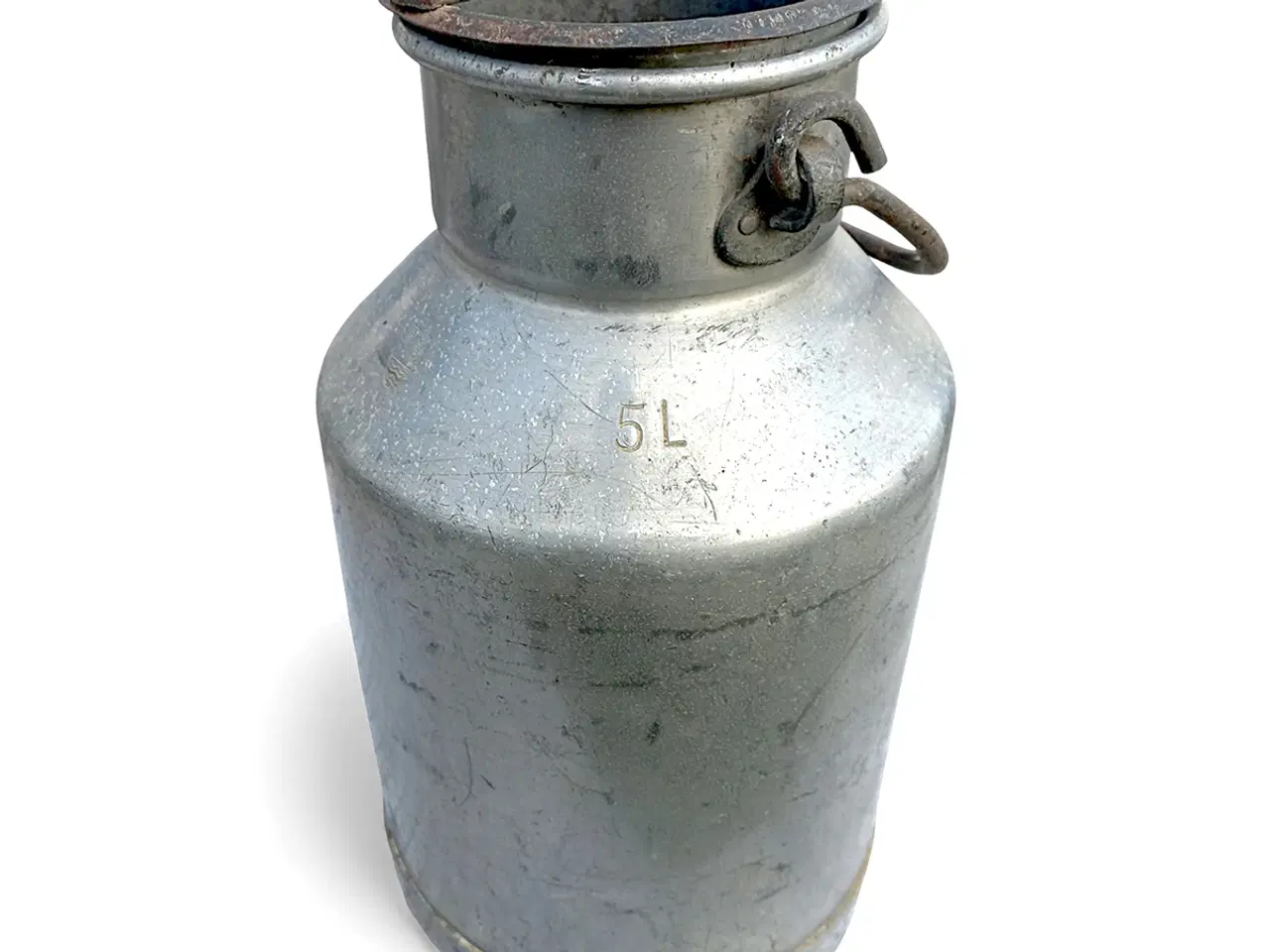 Billede 11 - Gammel 5 liters mælkejunge i aluminium