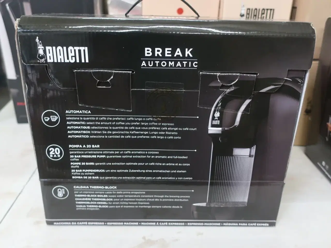Billede 2 - Kapsel espresso kaffemaskine BIALETTI BREAK AUTOMATIC