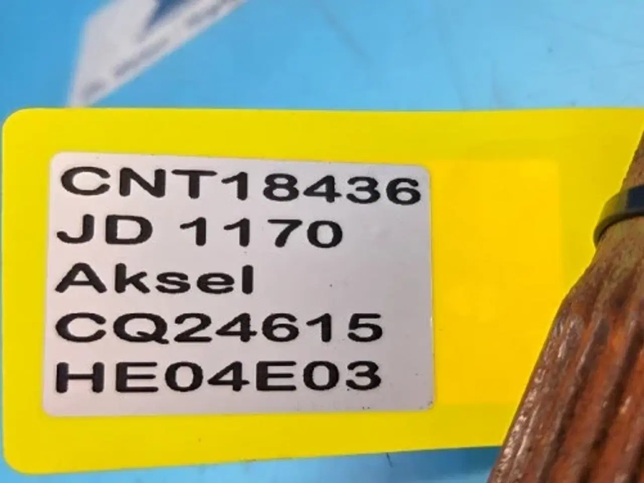 Billede 10 - John Deere 1170 Aksel CQ24615