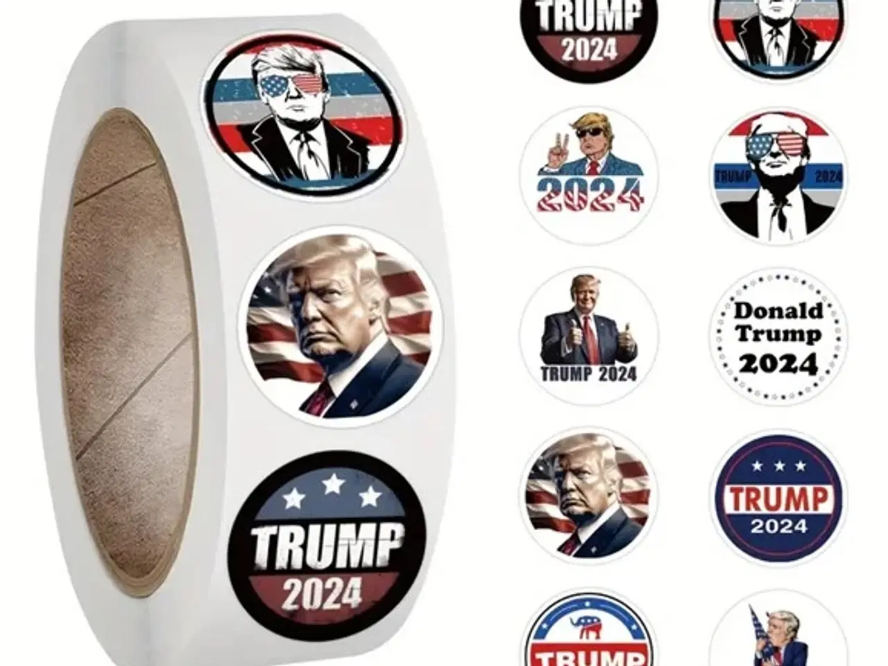 Billede 8 - 2 Trump kasketter og tilbehør