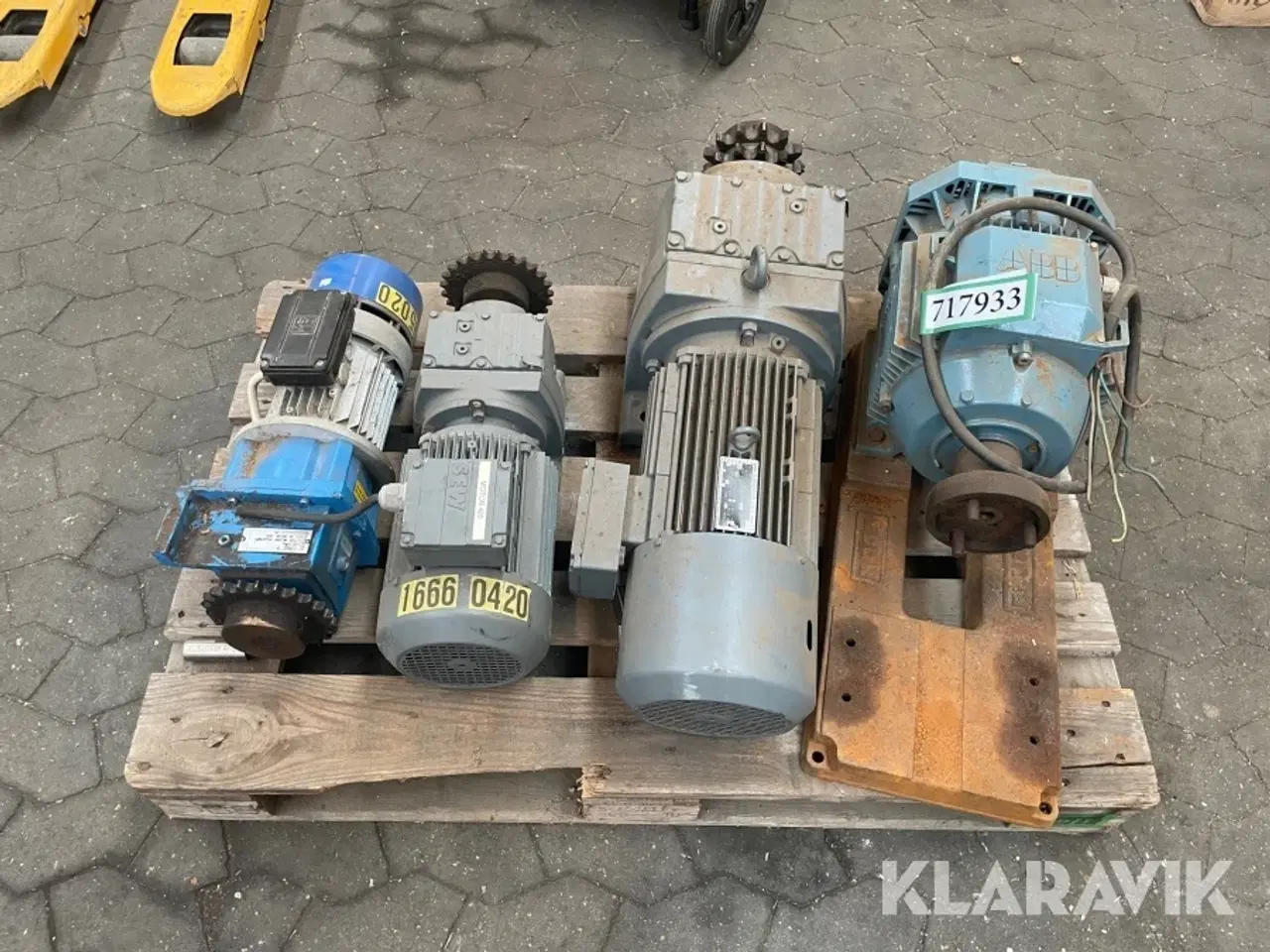 Billede 1 - Gear motorer 3 styk & Elektrisk motor 1 styk