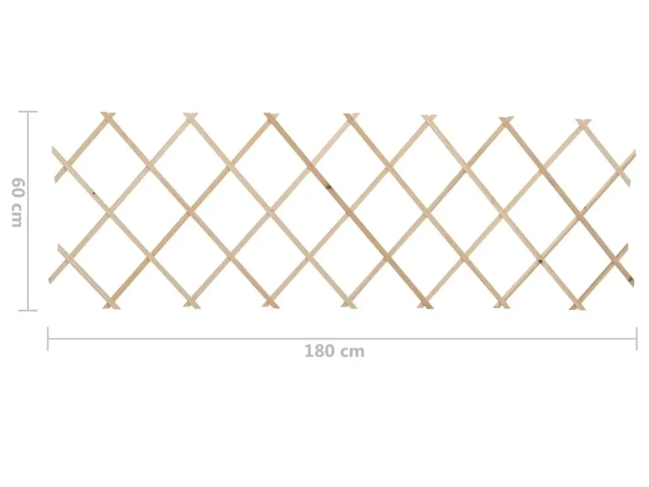 Billede 7 - Espalierhegn 5 stk. 180x60 cm massivt fyrretræ