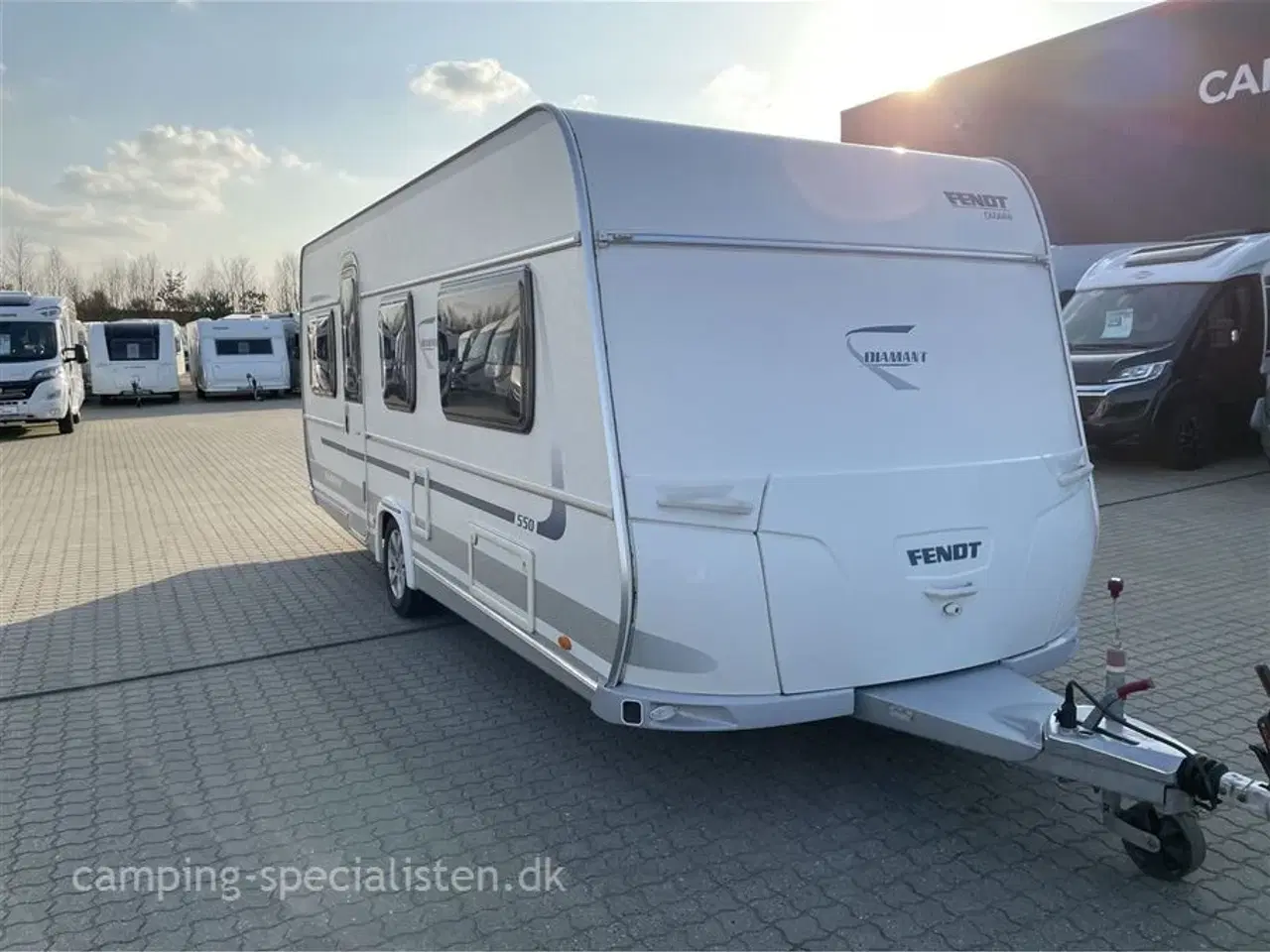 Billede 2 - 2009 - Fendt Diamant 550 TG   Pæn og velholdt vogn - Fendt Diamant 550 TG fra 2009 - Kan nu opleves hos Camping-Specialisten i Silkeborg