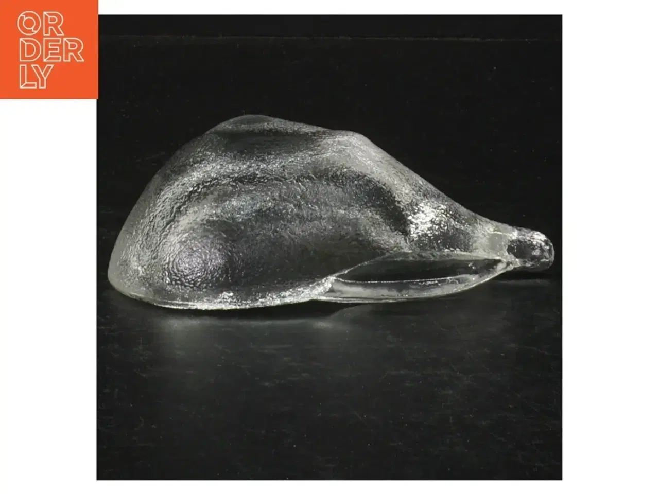 Billede 3 - Lille glasskål formet som en pære (str. 13,5 x. 9,5 cm)