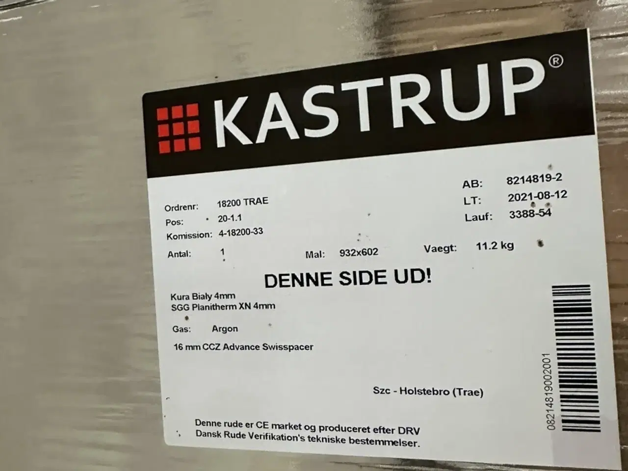 Billede 7 - Vindue Kastrup 1 styk