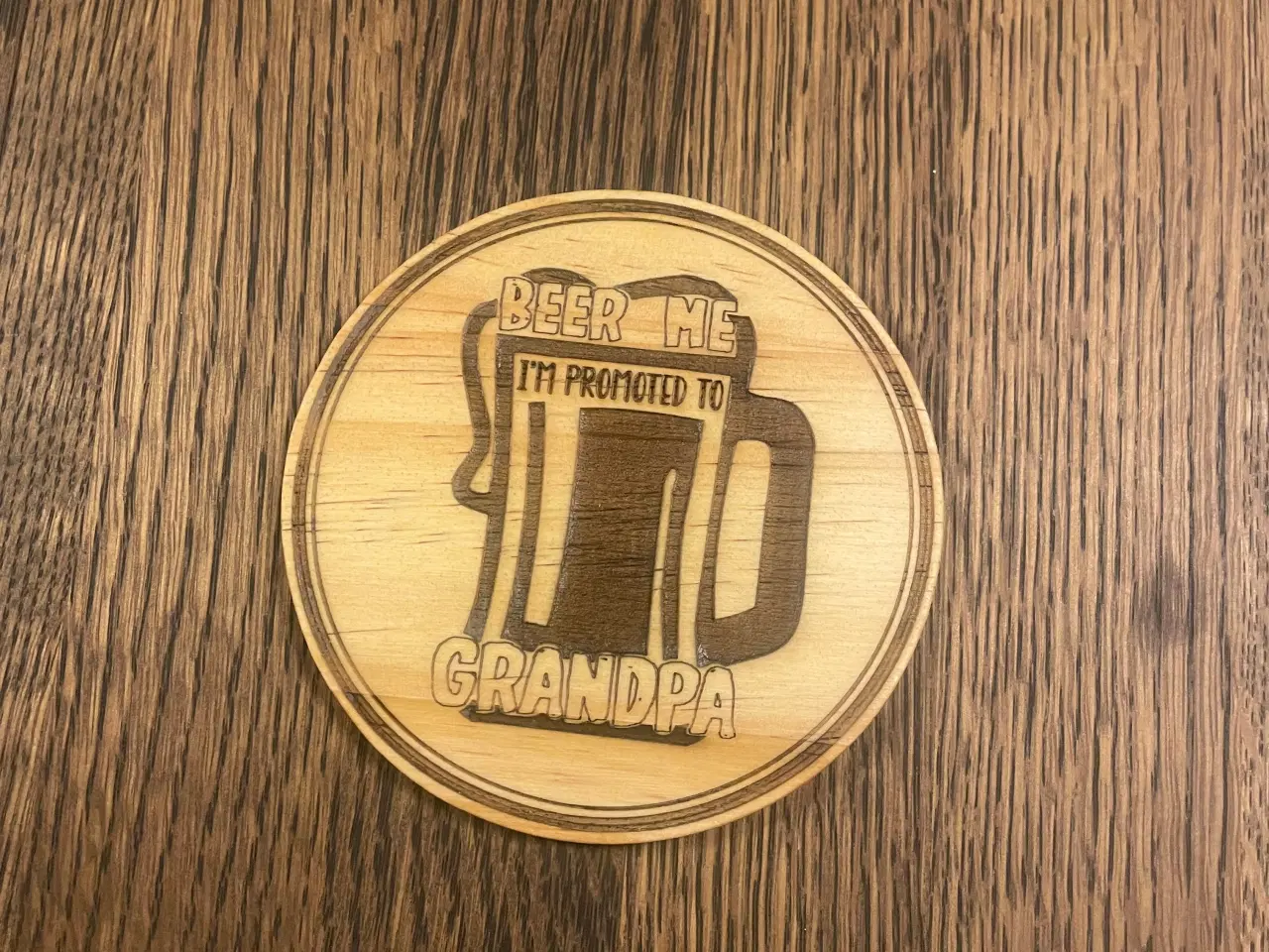 Billede 1 - Flotte håndlavede ølbrikker.