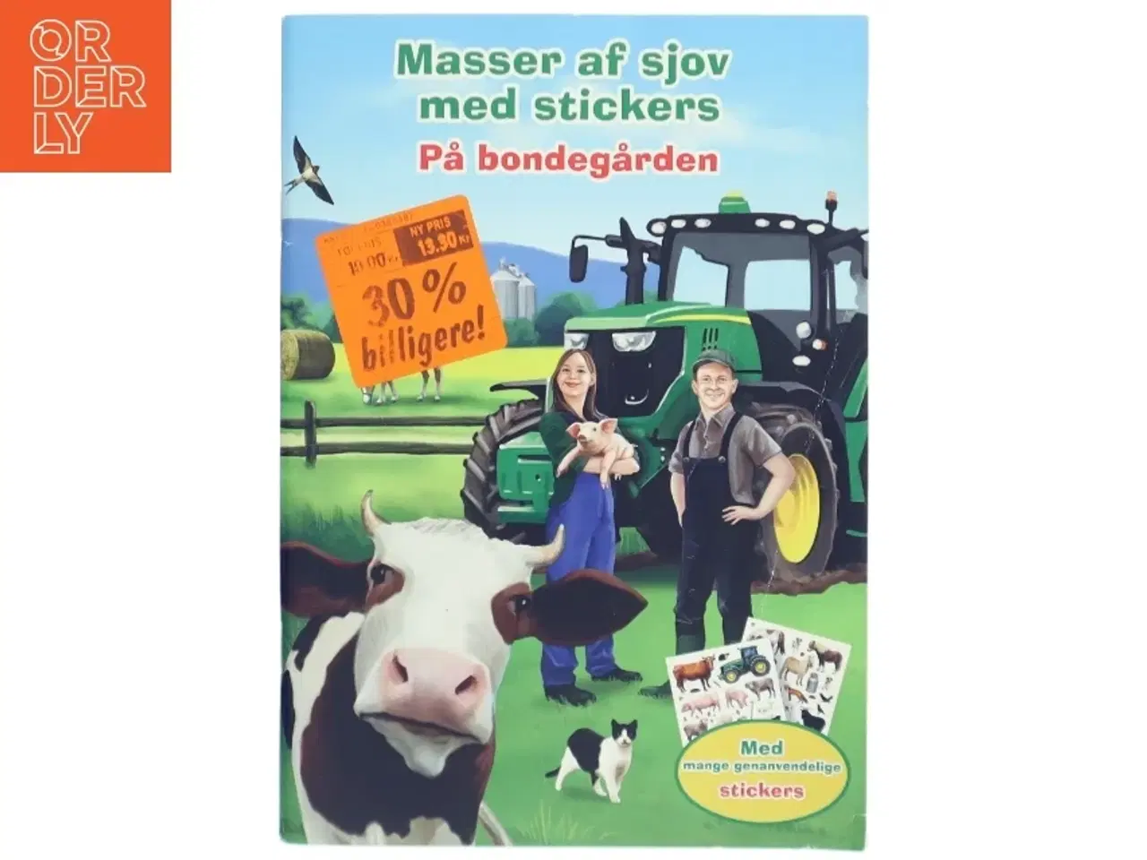 Billede 1 - Klistermærkebog med bondegårdstema