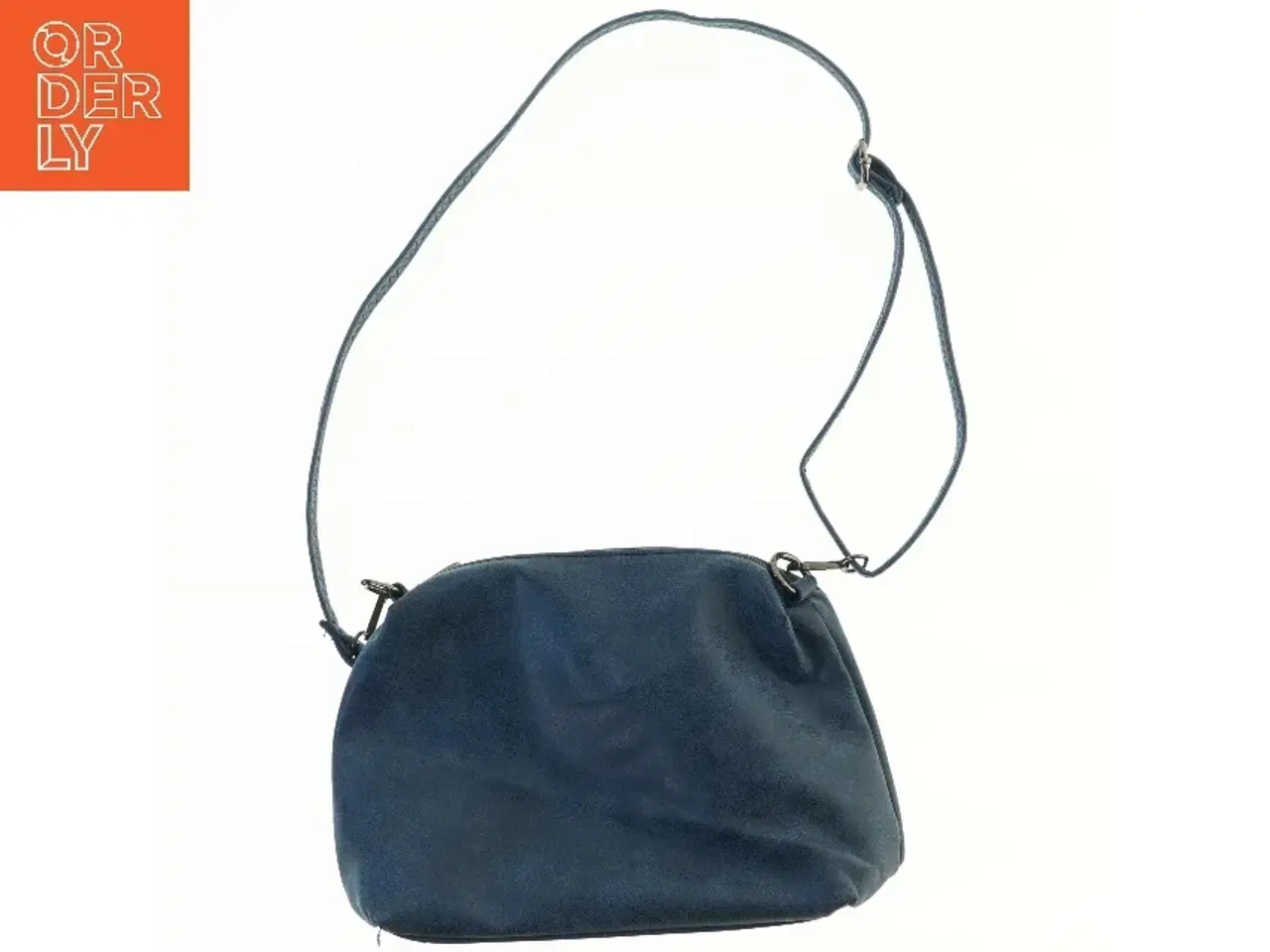 Billede 2 - Blå skuldertaske (str. 24x34 cm)