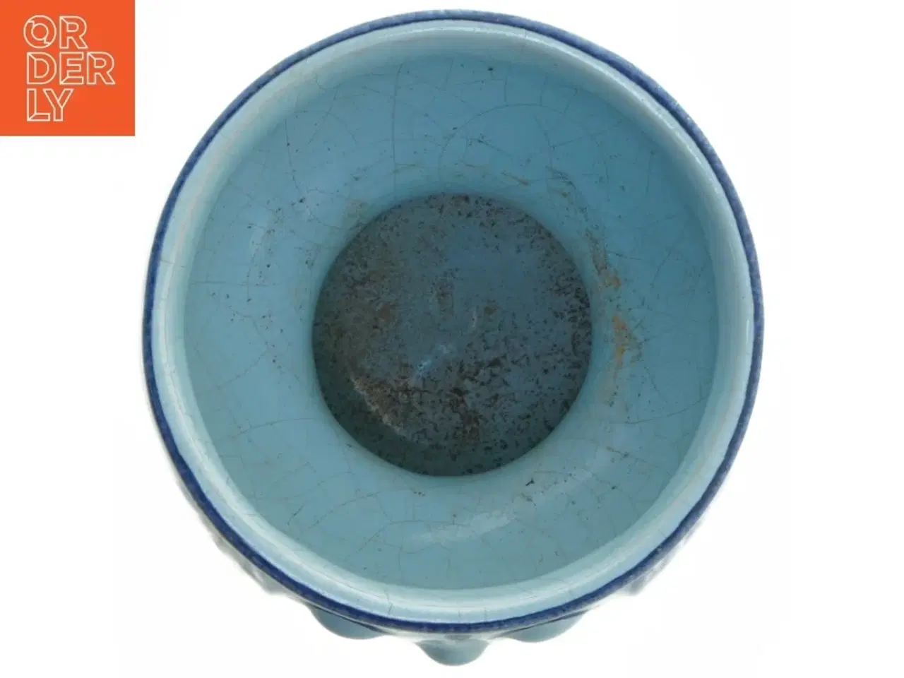 Billede 3 - Keramisk vase med ansigtsmotiv (str. Ø 15x17 cm)