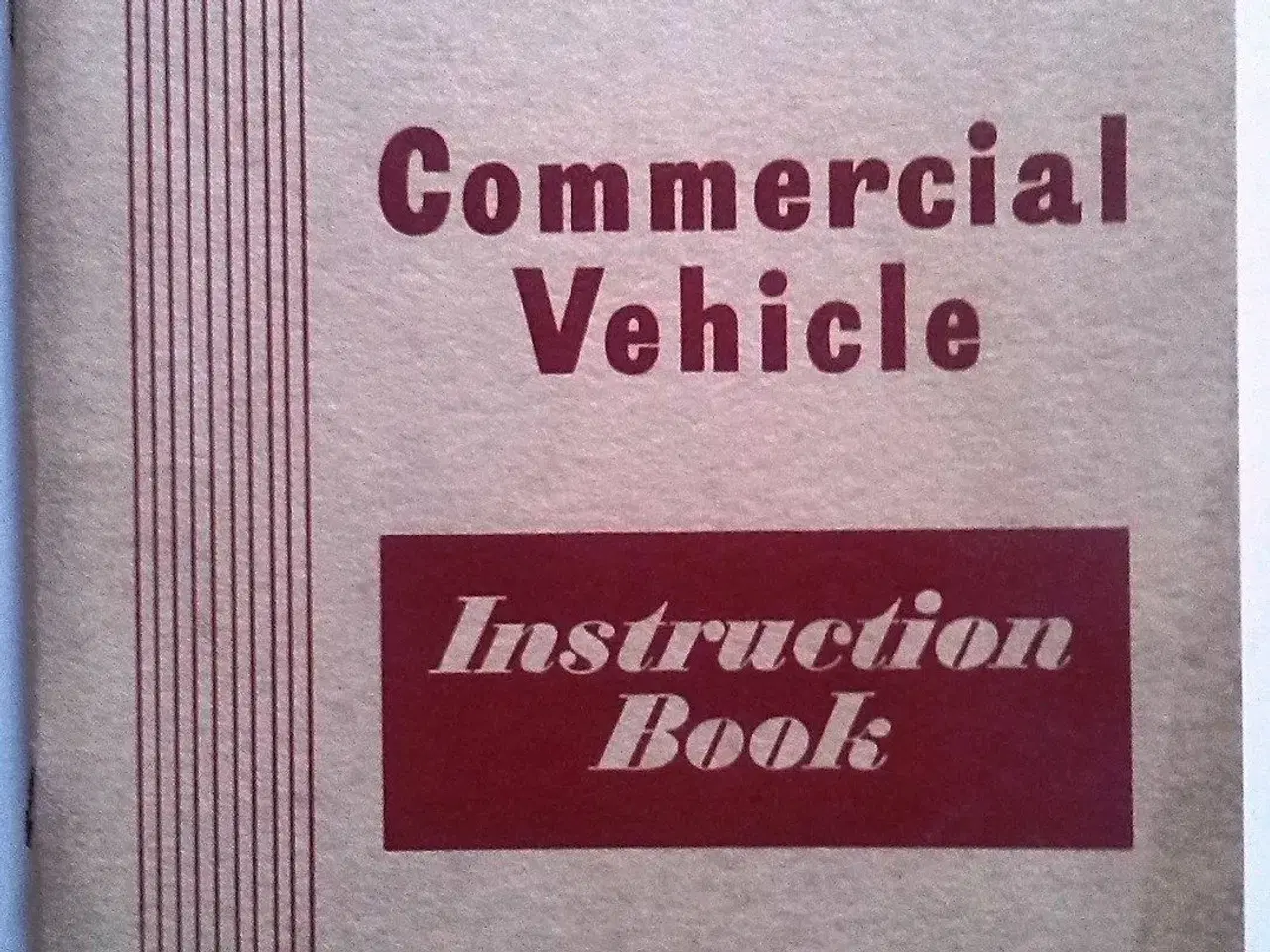 Billede 1 - 1951 Thames Instruktions bog 