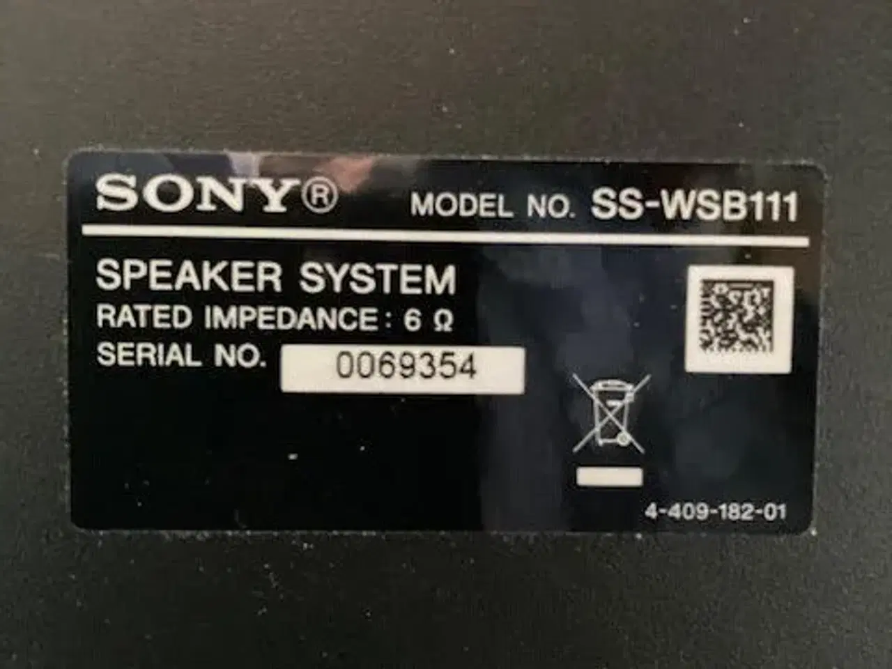 Billede 3 - Sony TV surround/blu ray anlæg