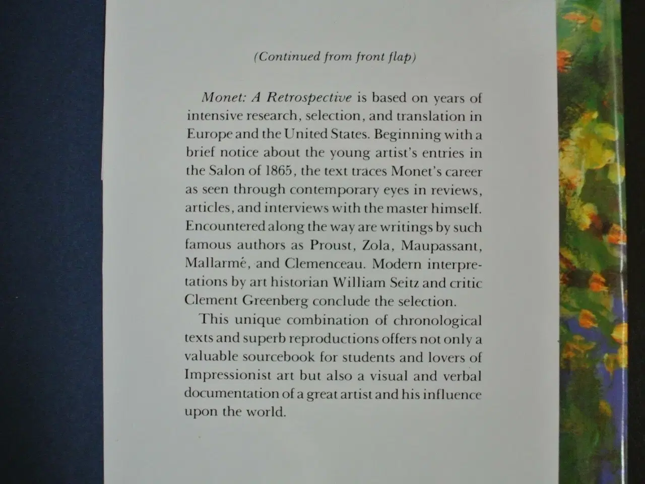Billede 5 - monet - a retrospective, edited by charles f. stuc