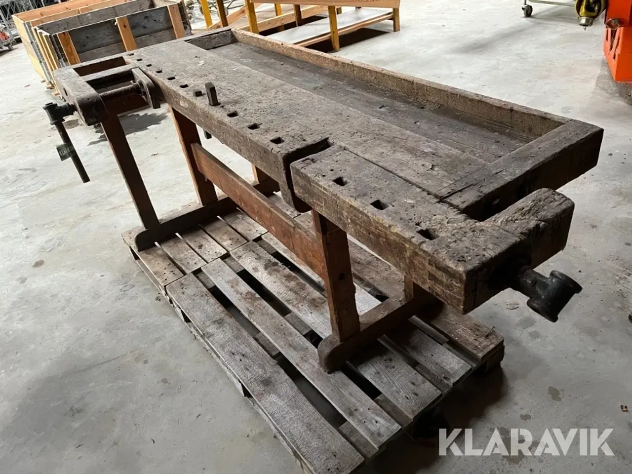 Billede 3 - Arbejdsbord/Høvlebænk
