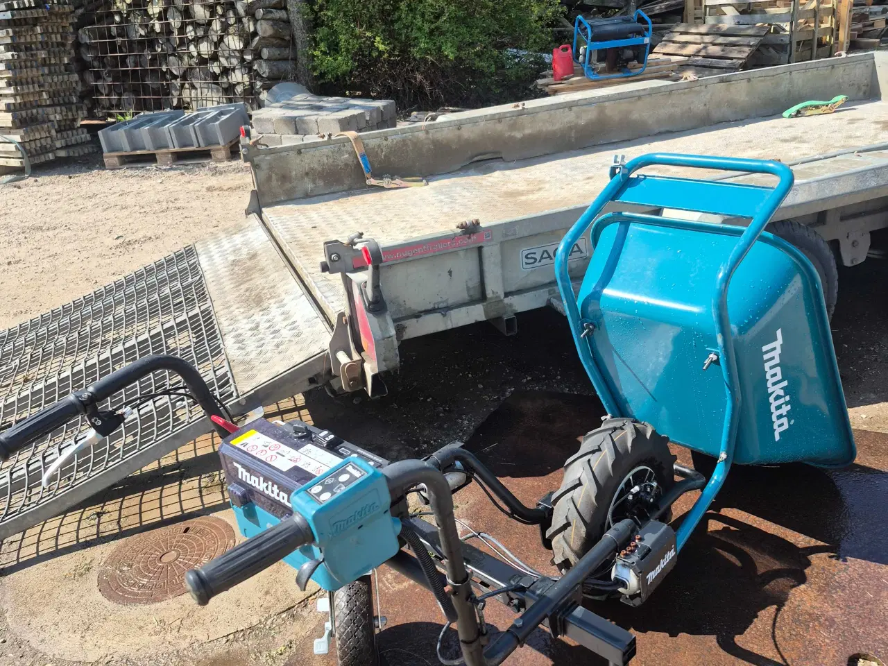 Billede 6 - Makita Trillebør på batteri
