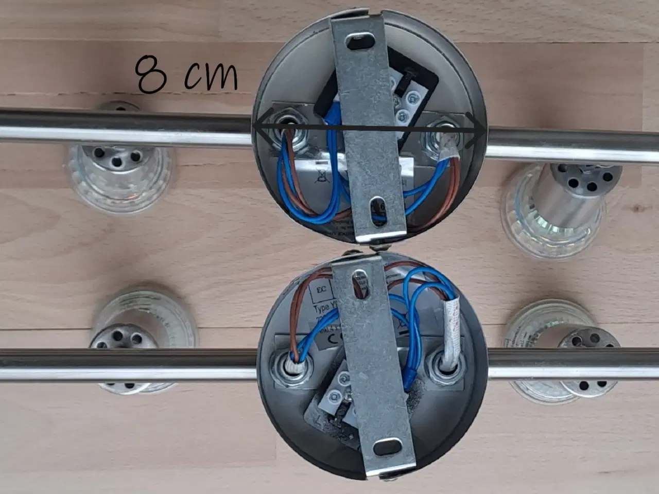 Billede 3 - 2 stk. LED loftslamper med roterbare spots
