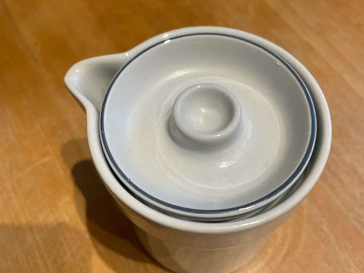 Billede 8 - Blå Kant salt & peber, æggebæger