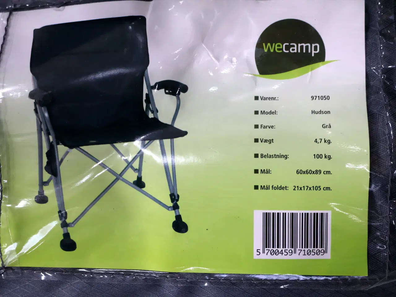 Billede 5 - 5 Stk Wecamp Hudson foldestole