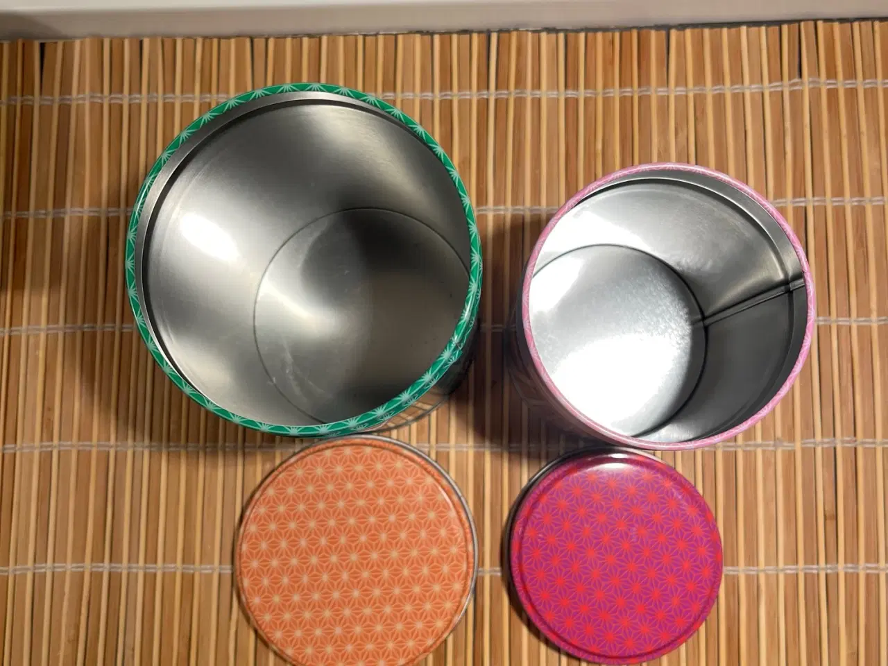 Billede 2 - Charmerende Japanske Tedåser – Sæt med 2