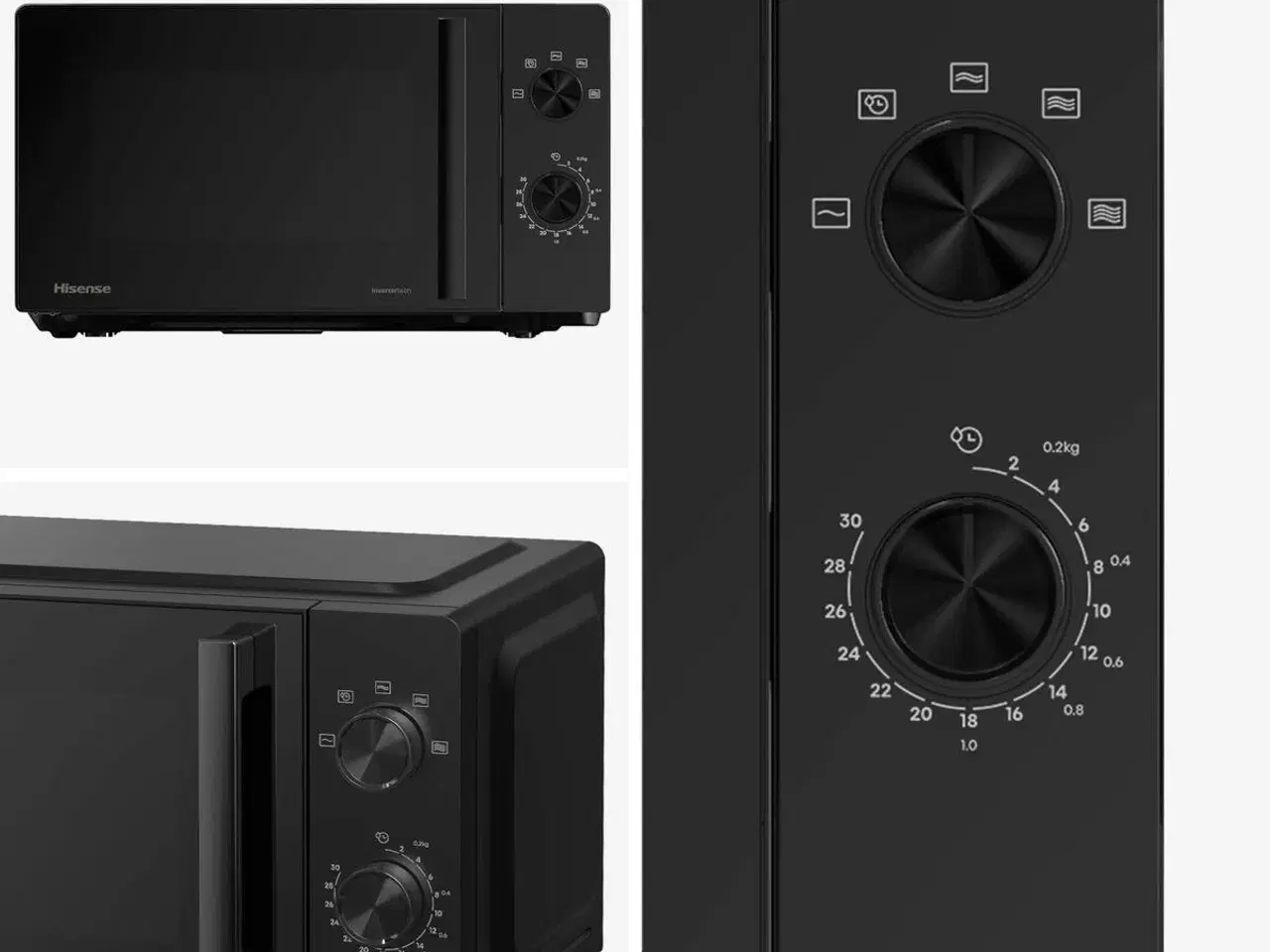 Billede 16 - Mikrobølgeovn Hisense H20MOBP1HI 20 L - Sort, 700 W