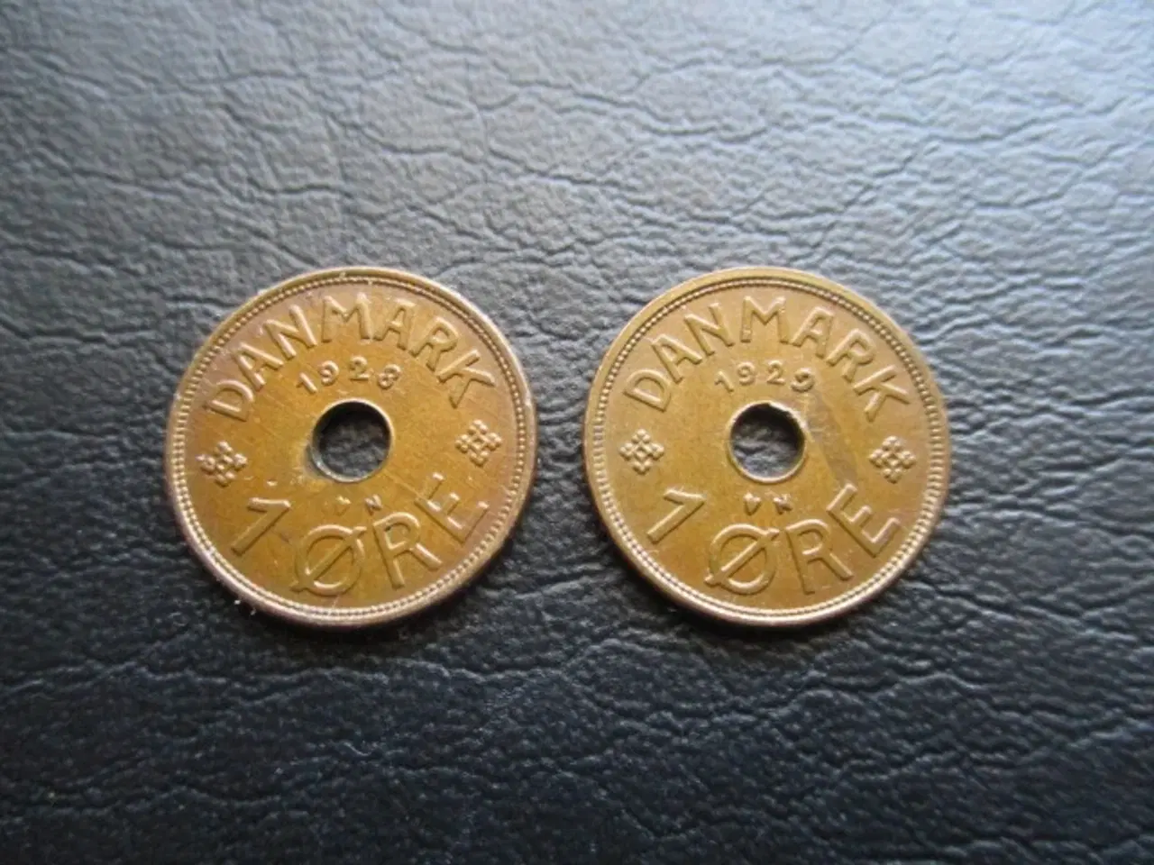 Billede 1 - 1 øre 1928 og 1929 flotte kvaliteter