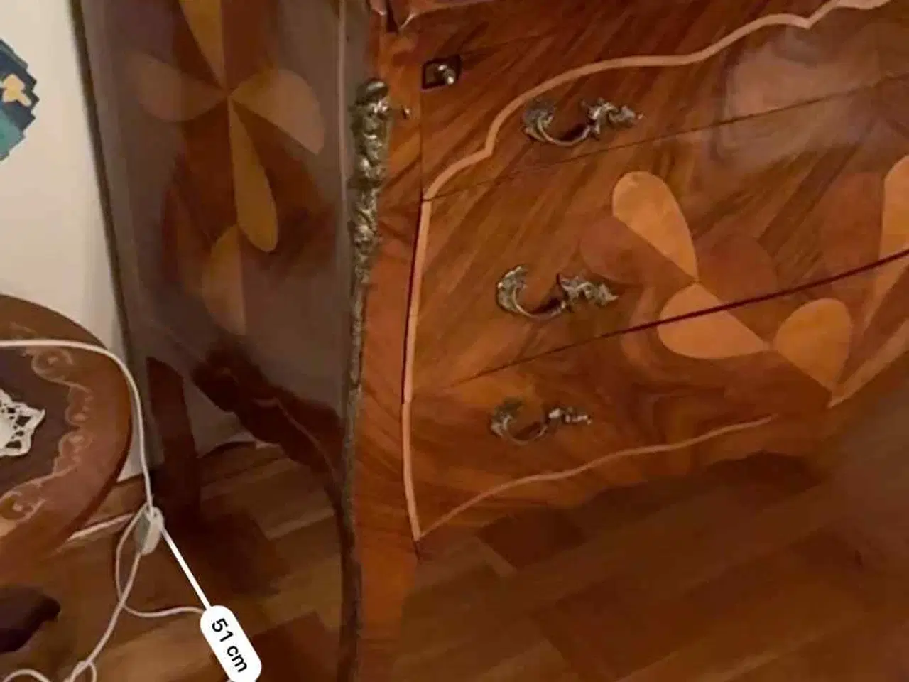 Billede 3 - Smukt Chartol i Rokoko stil