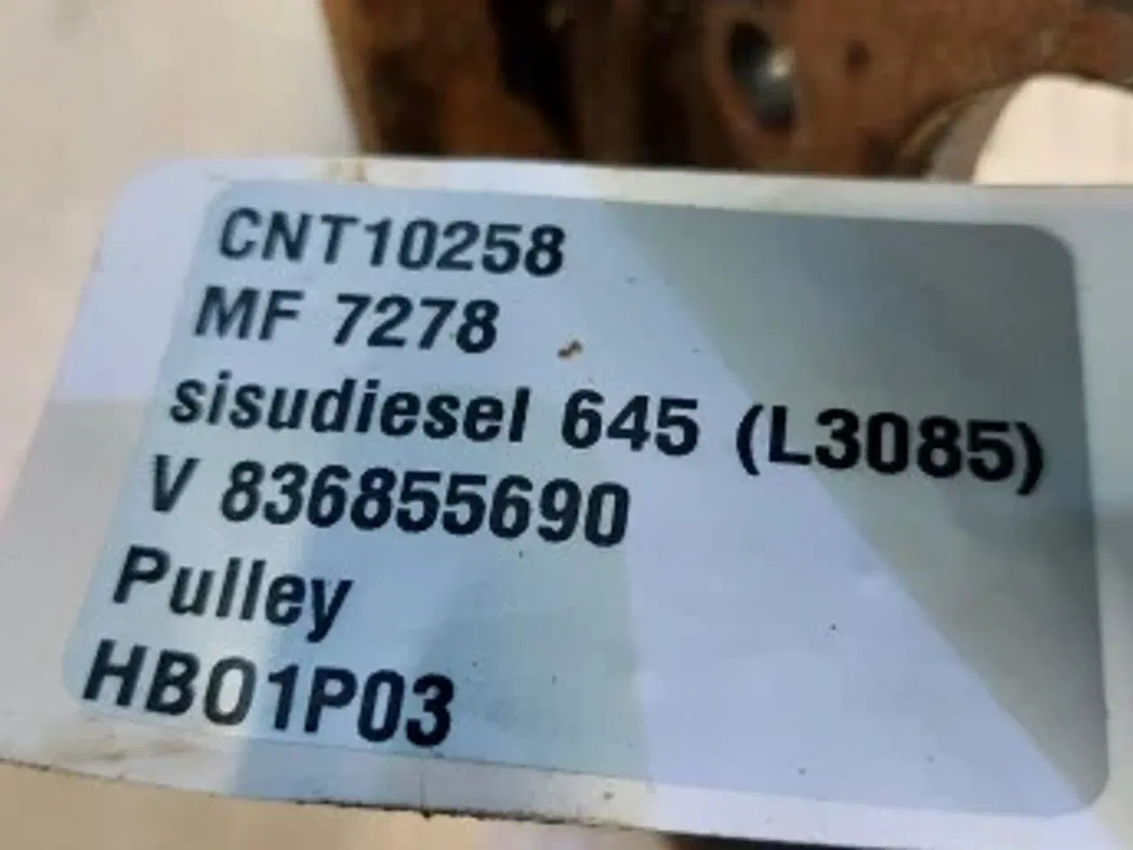 Billede 9 - SisuDiesel 645 Remskive V836855690