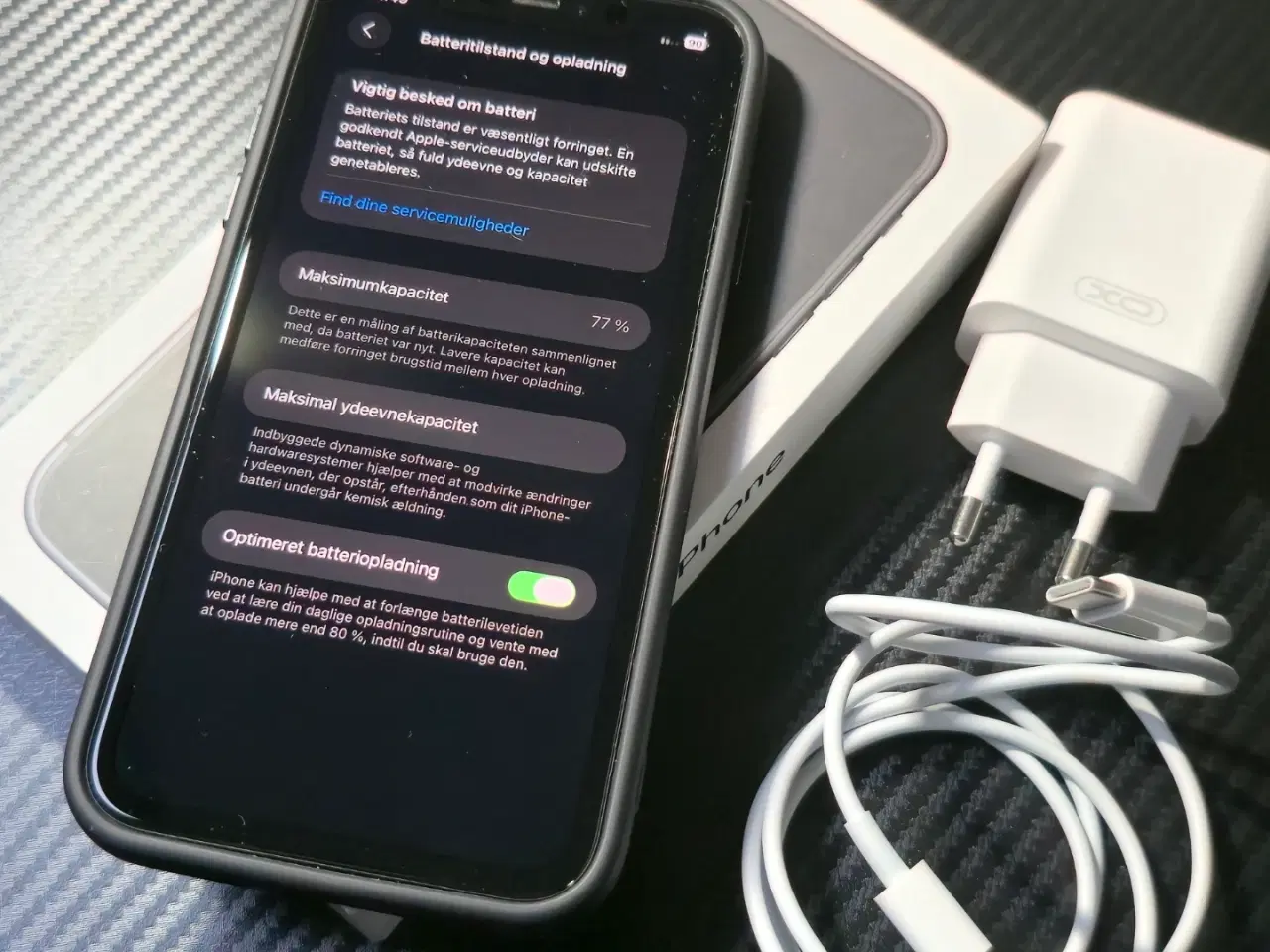 Billede 4 - iPhone 11 128 GB – sort – flot stand – fuldt tilbe