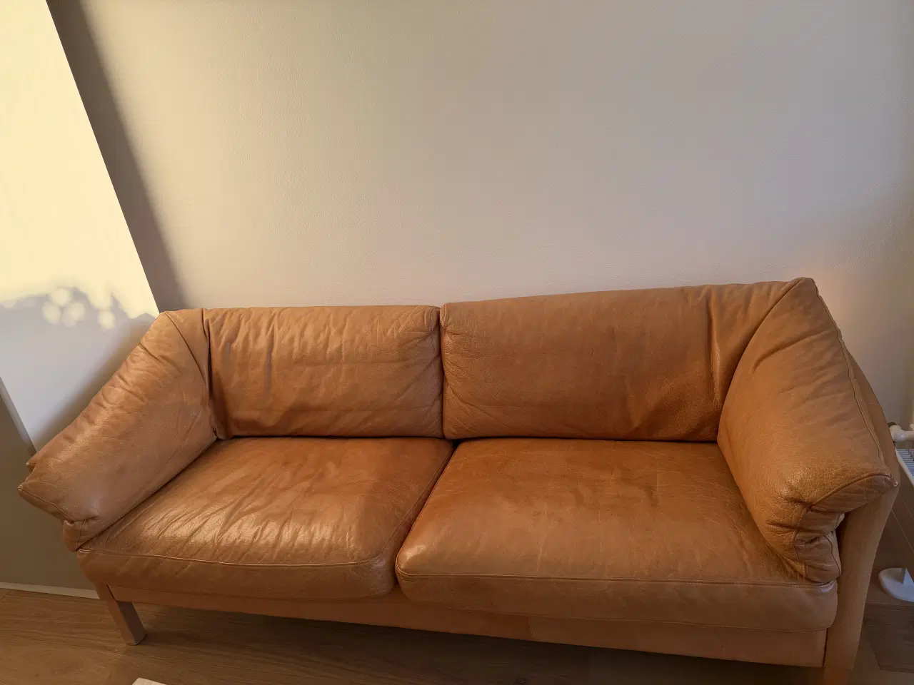 Billede 1 - Fed cognac lædersofa af Mogens Hansen