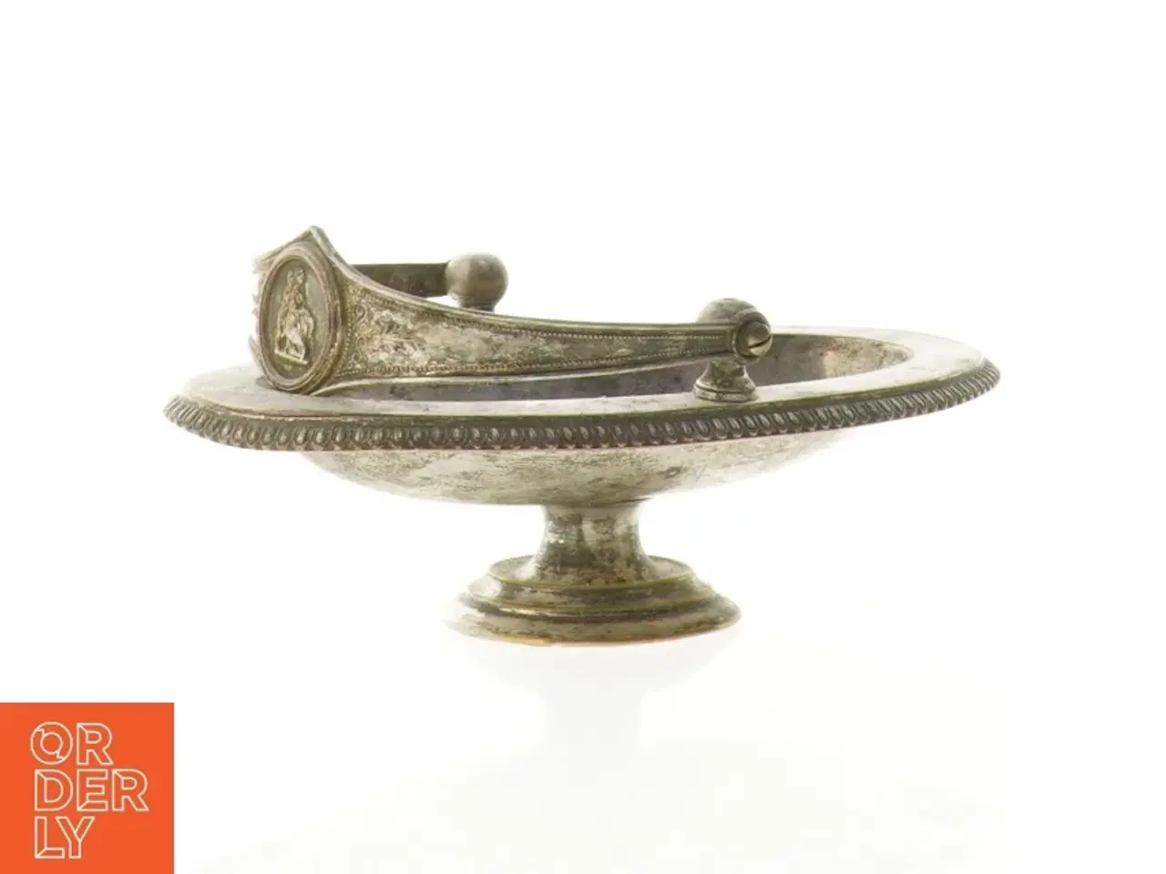 Billede 3 - Antik sølvfarvet figur (str. 19 x 11 x 7 cm)