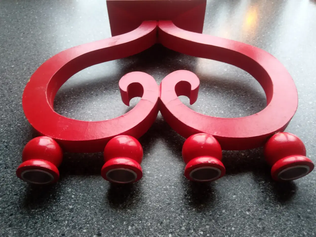 Billede 3 - Svensk hjerteformet adventslysestage