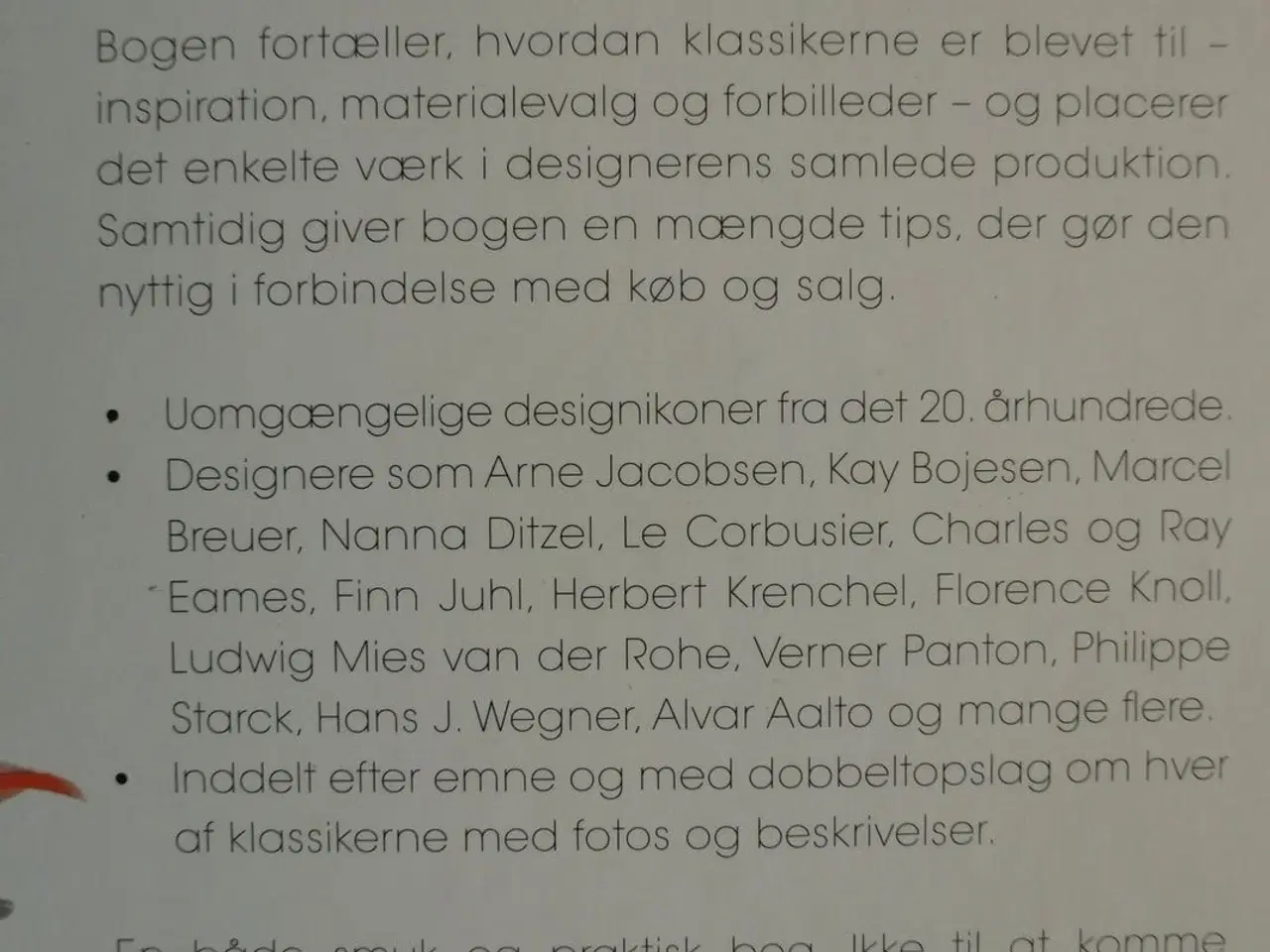 Billede 4 - moderne designklassikere, af fletcer sibthorp