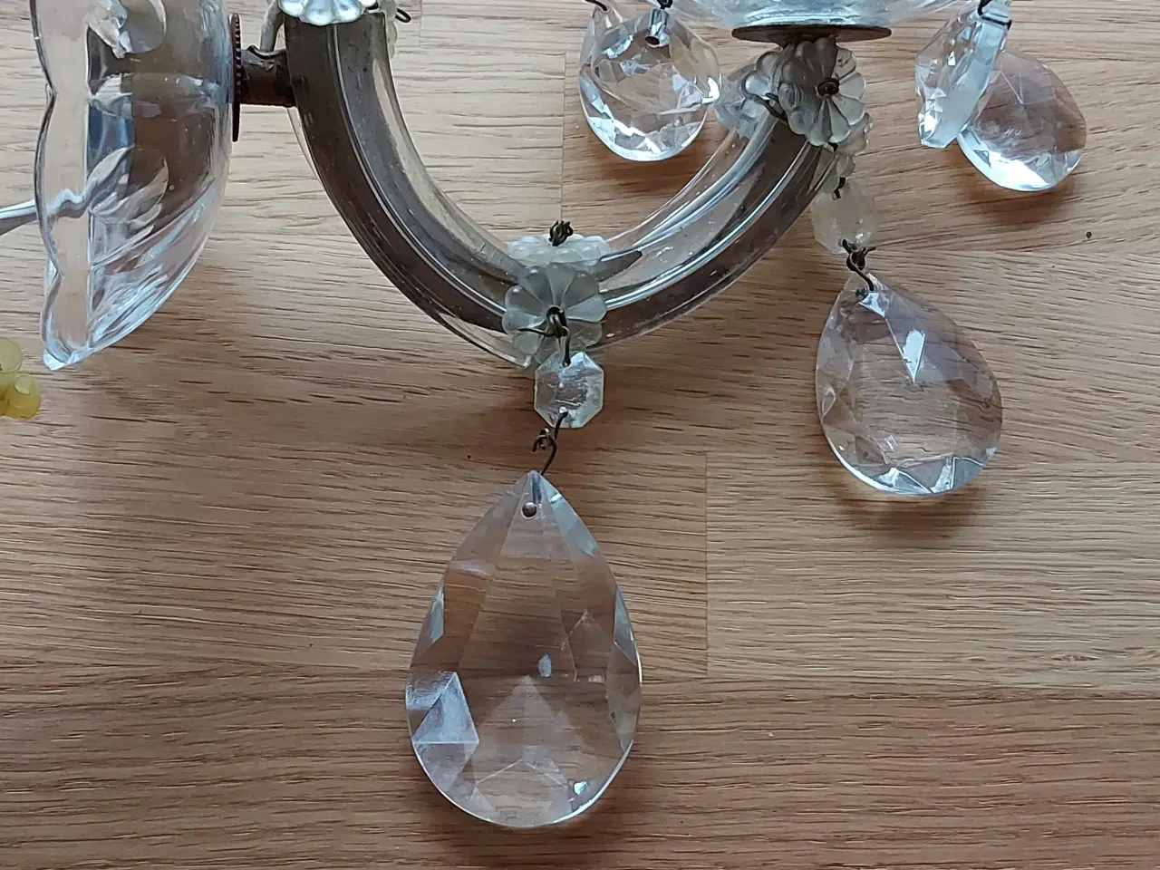 Billede 1 - Krystal væglampe - GIV ET BUD